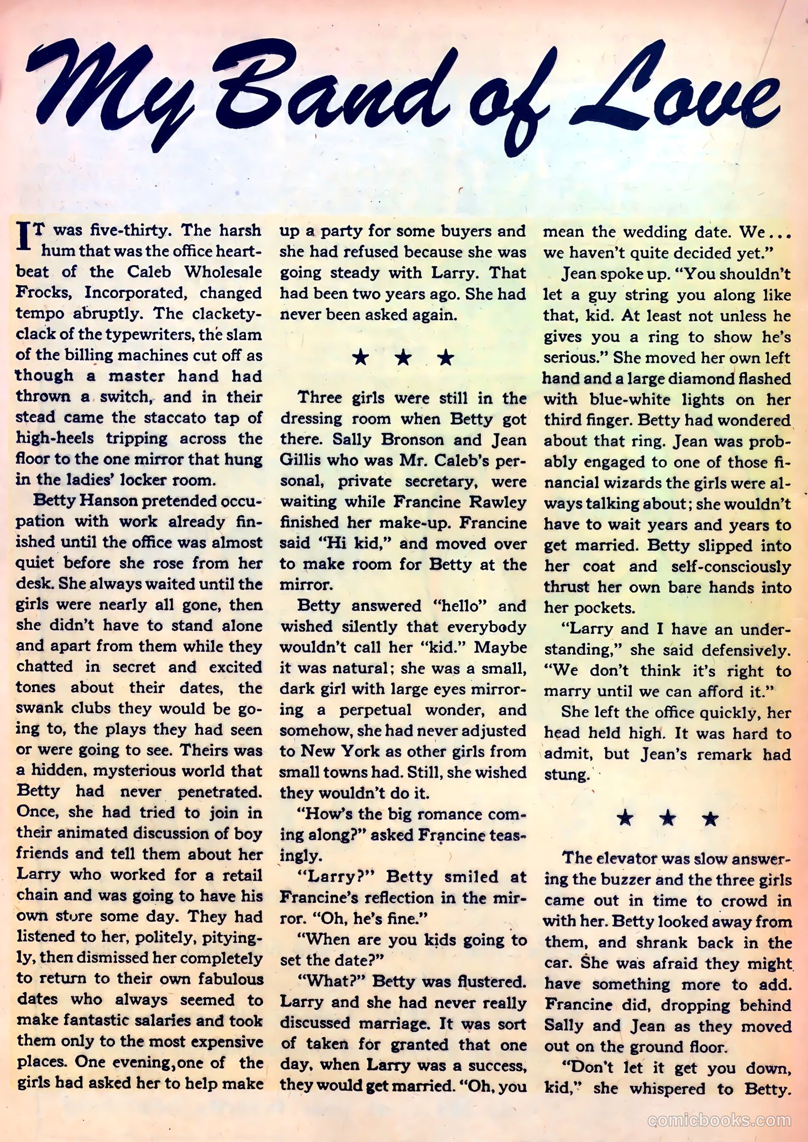 Romantic Confessions v1 #7 — page 28 of 52
