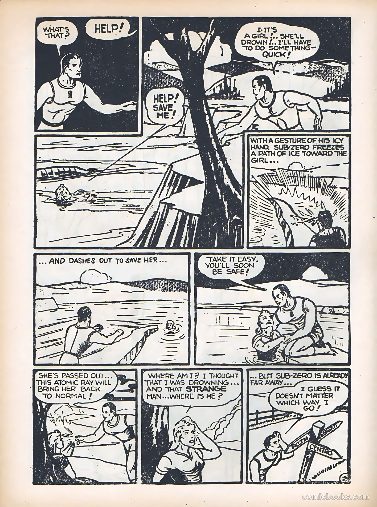Blue Bolt #4 (1949) — page 10 of 36