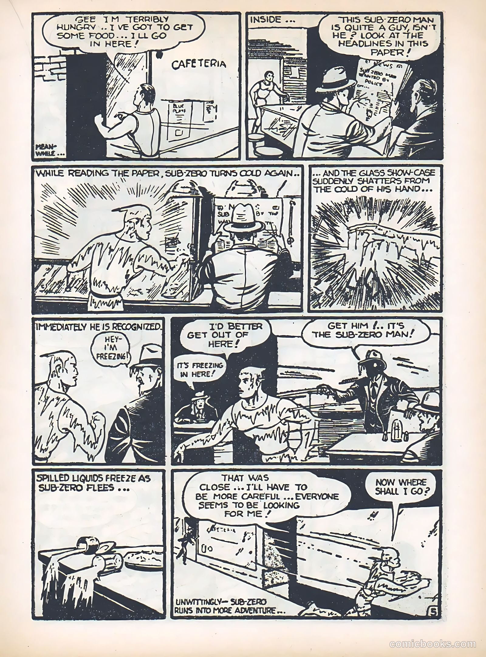Blue Bolt #4 (1949) — page 13 of 36