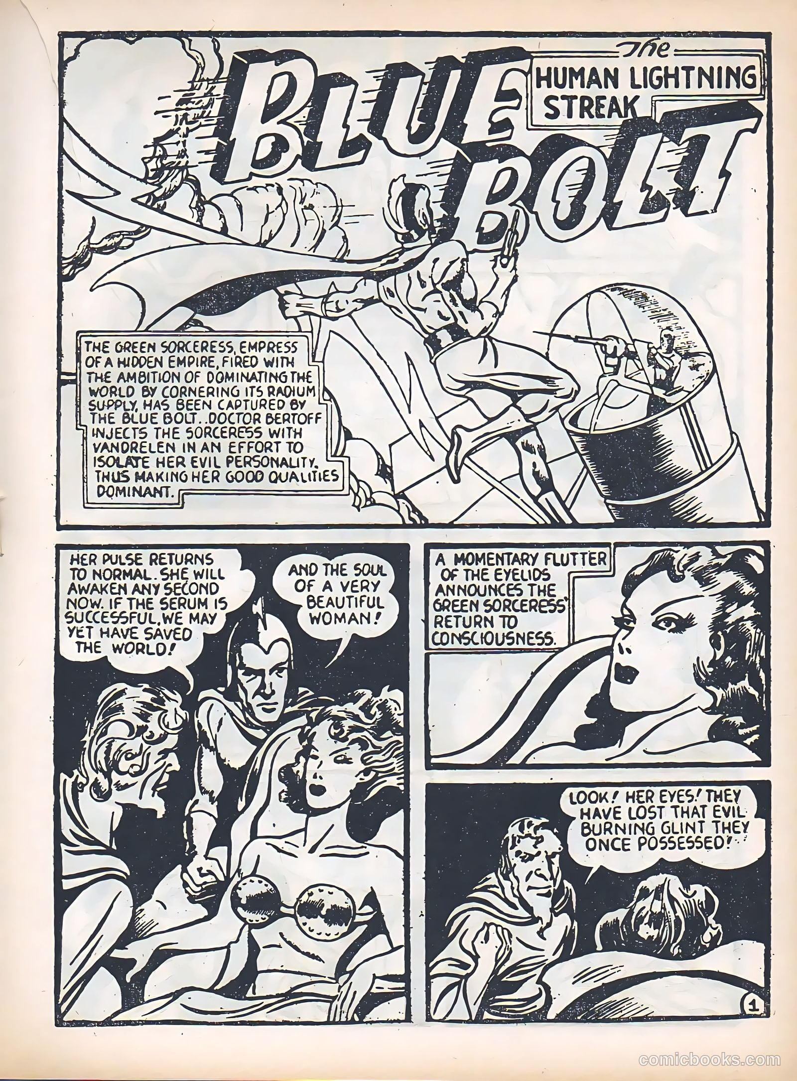 Blue Bolt #4 (1949) — page 19 of 36