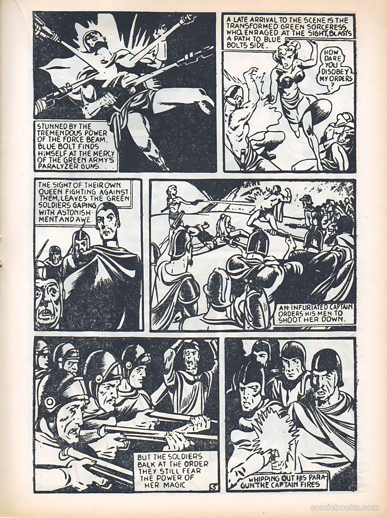 Blue Bolt #4 (1949) — page 23 of 36