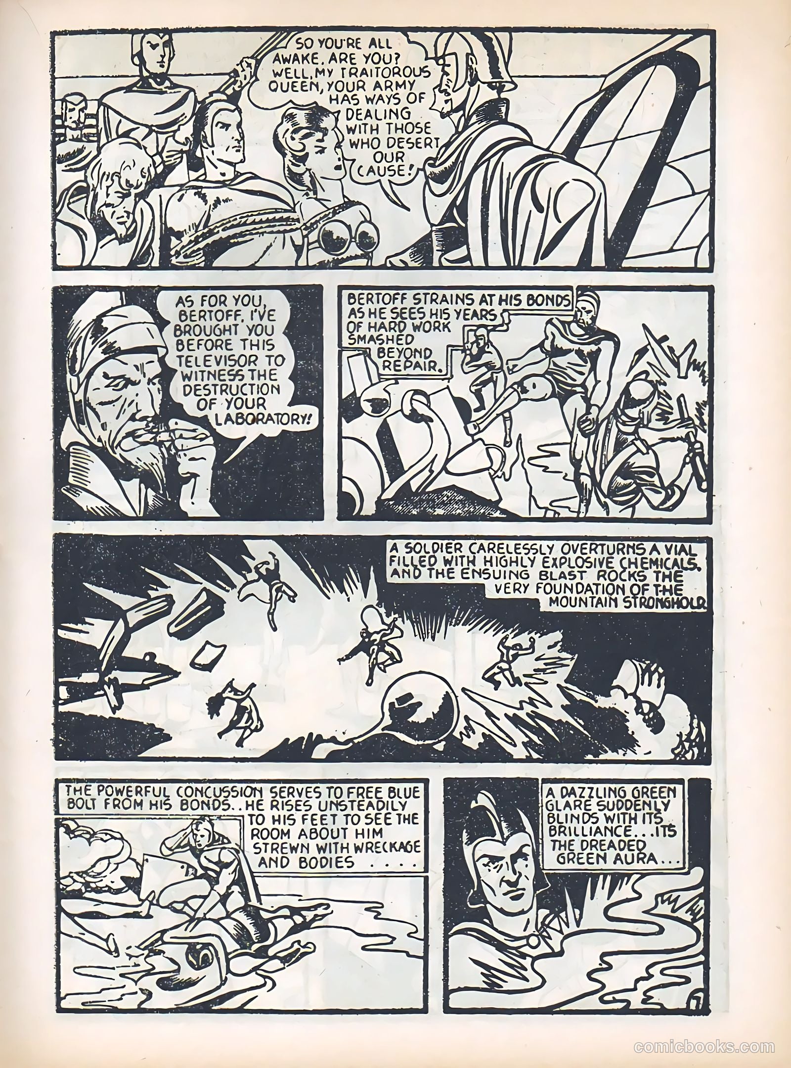 Blue Bolt #4 (1949) — page 25 of 36