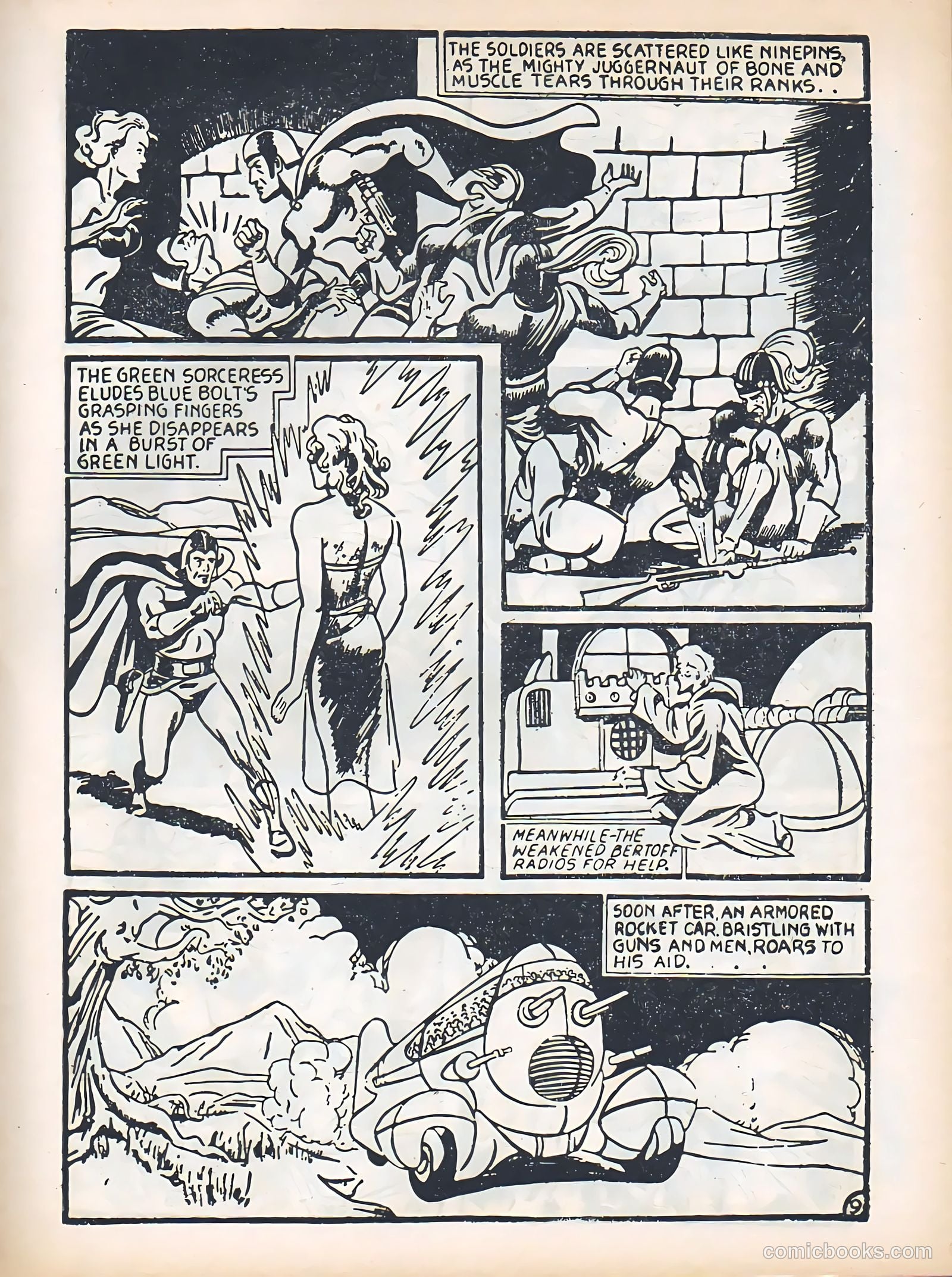 Blue Bolt #4 (1949) — page 27 of 36