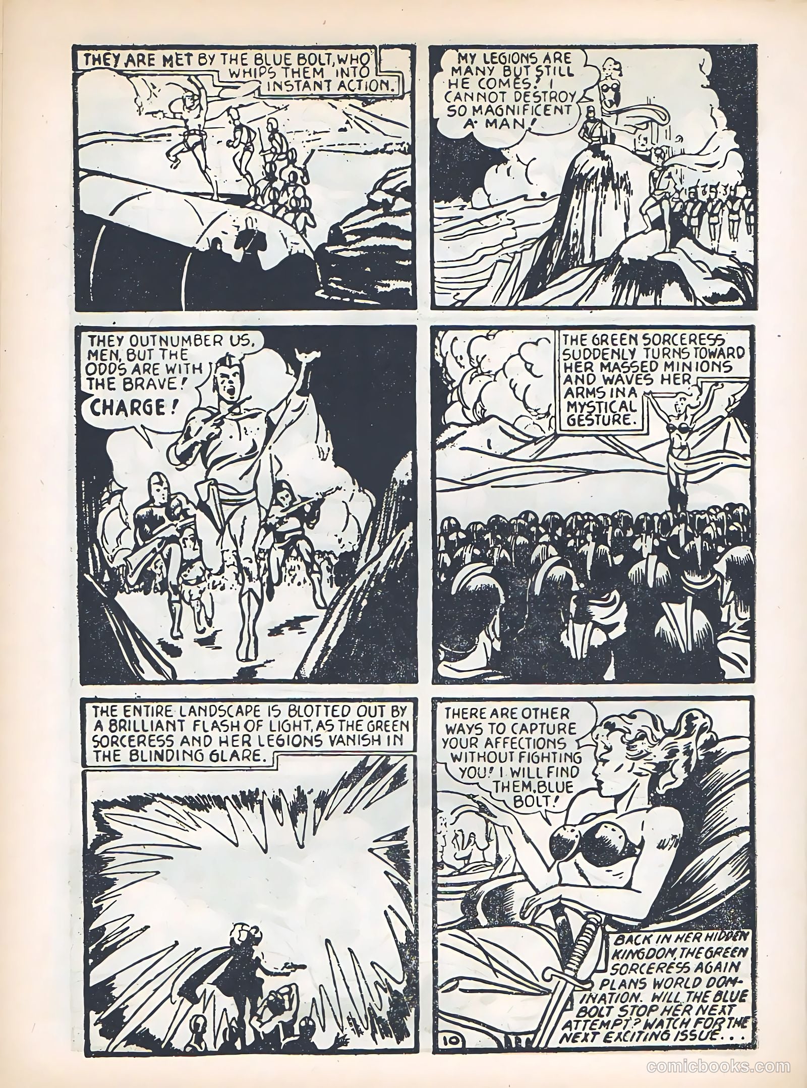 Blue Bolt #4 (1949) — page 28 of 36