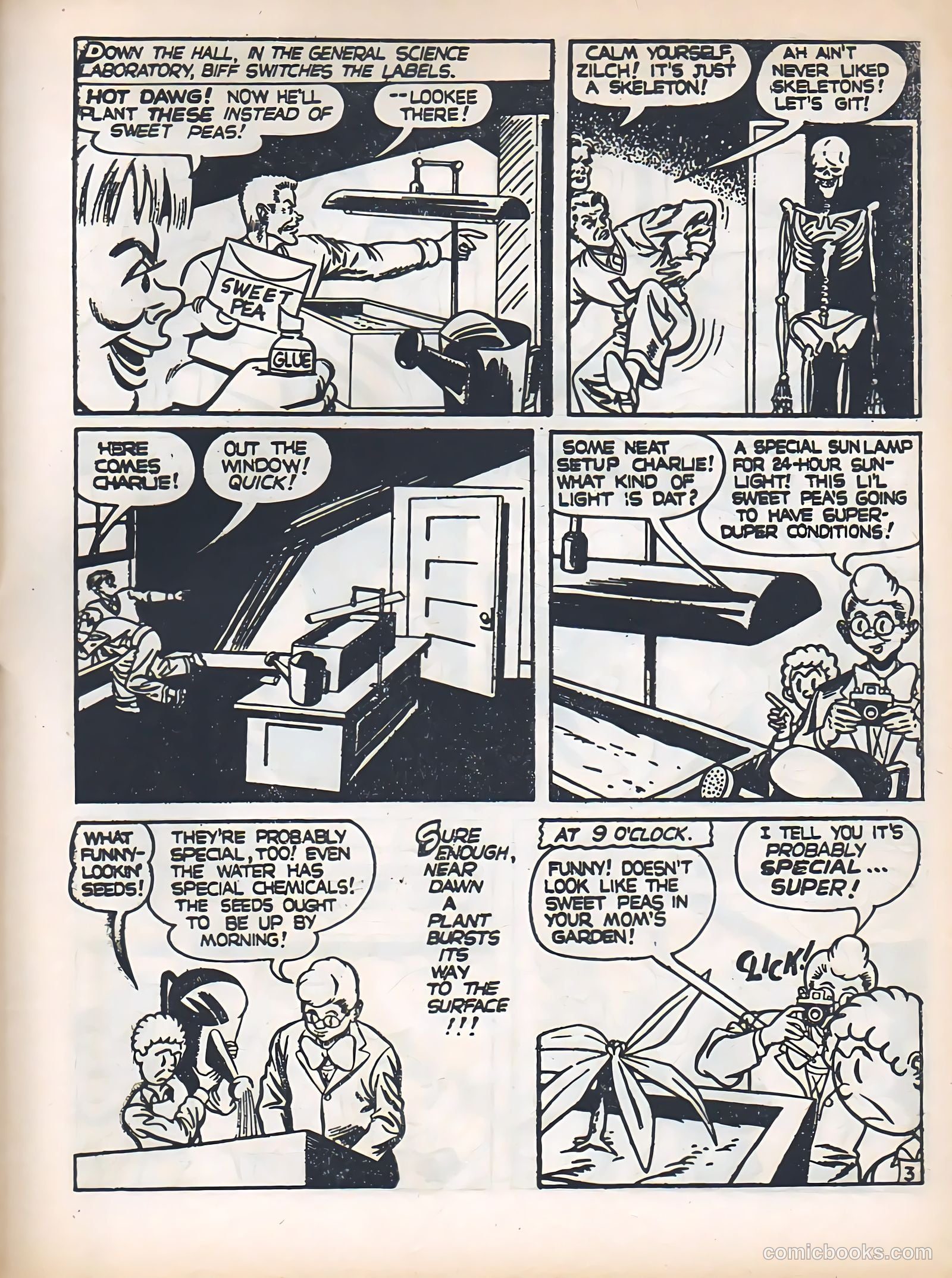 Blue Bolt #4 (1949) — page 31 of 36