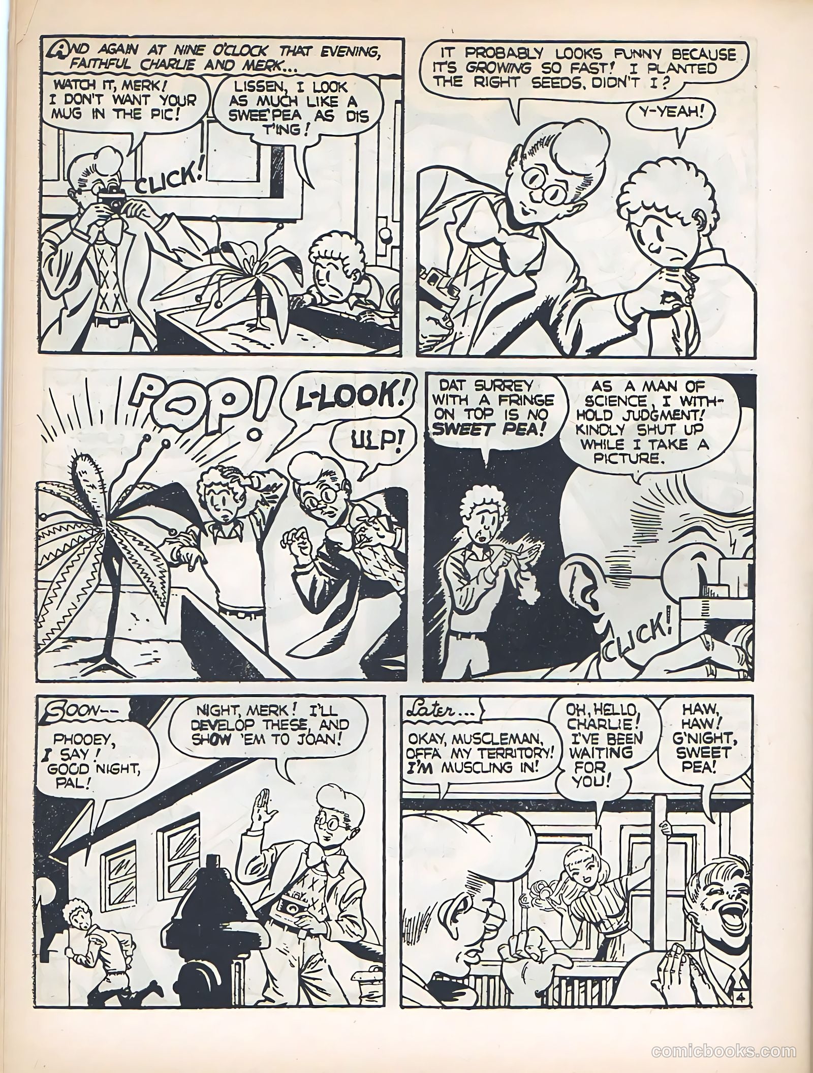 Blue Bolt #4 (1949) — page 32 of 36