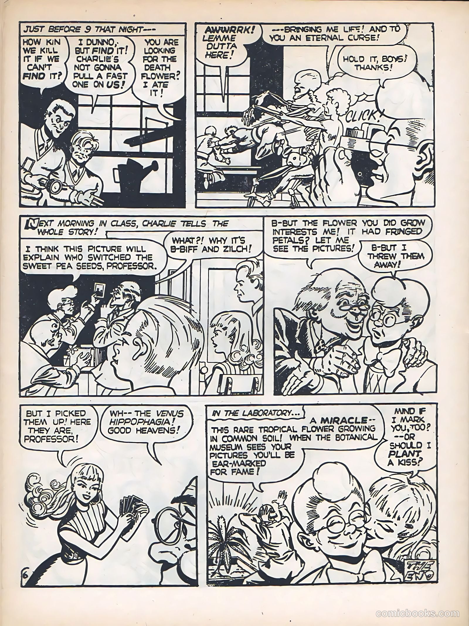 Blue Bolt #4 (1949) — page 34 of 36