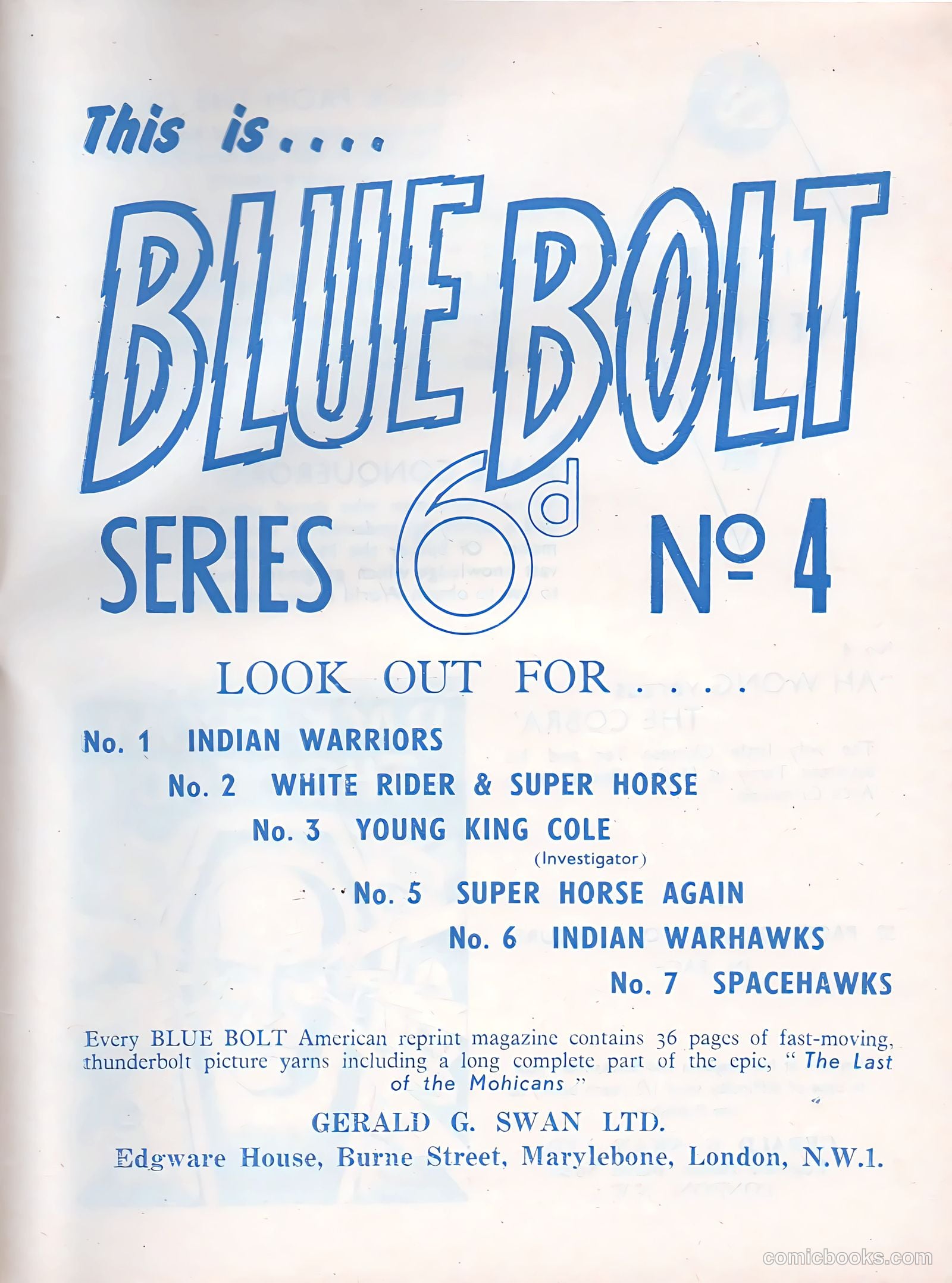 Blue Bolt #4 (1949) — page 35 of 36