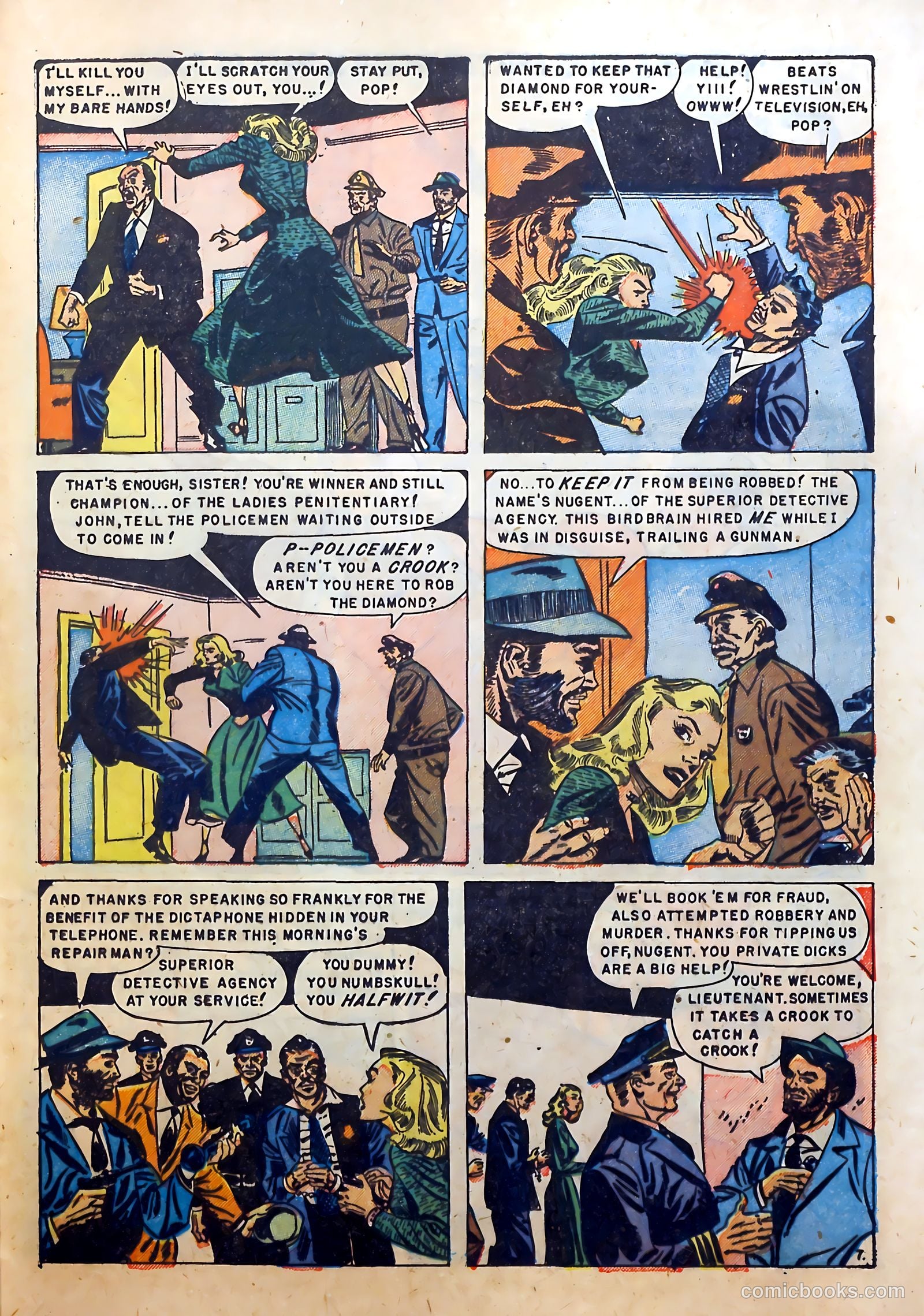 Real Clue Crime Stories v6 #7 — page 47 of 68