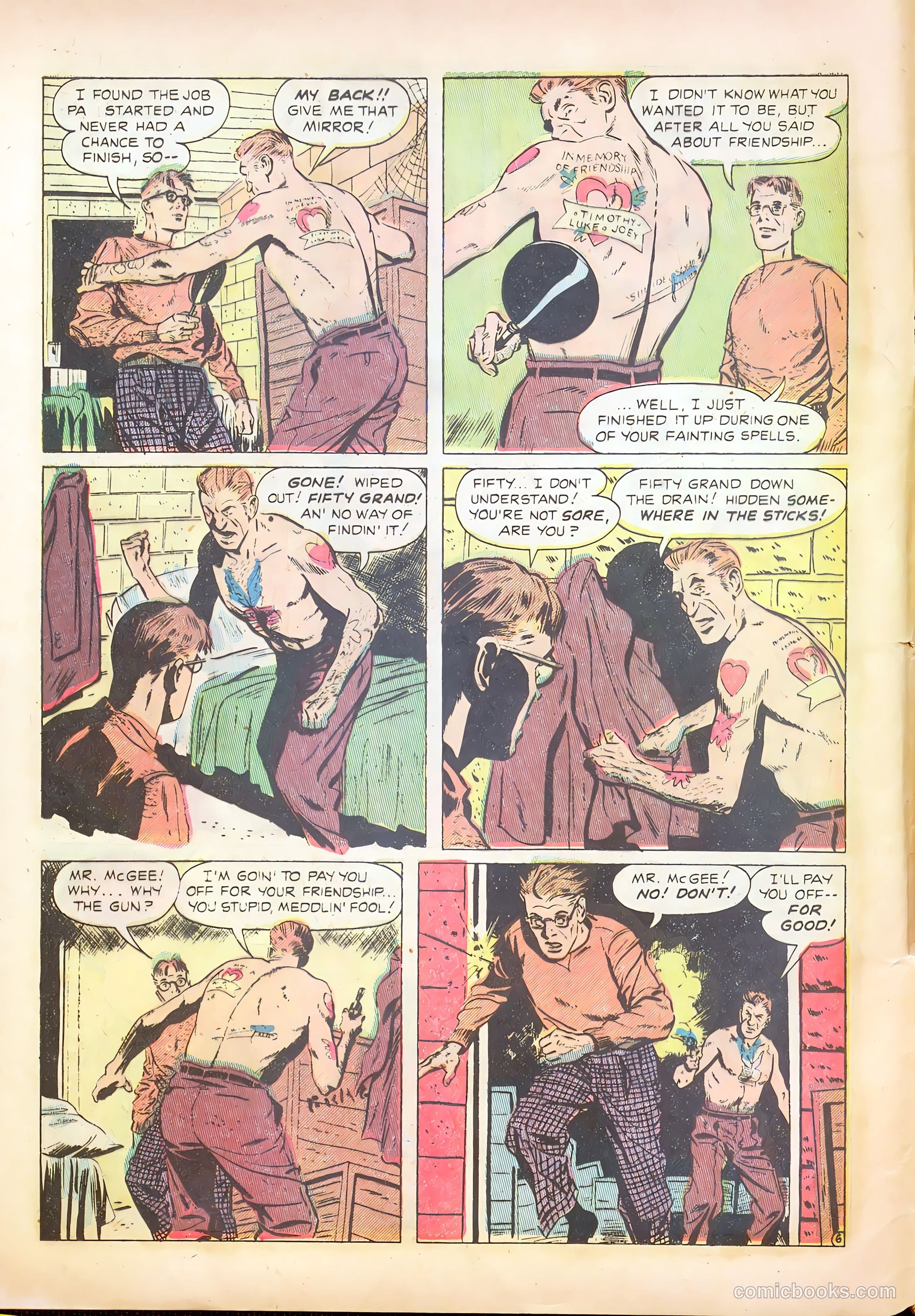 Real Clue Crime Stories v6 #9 — page 8 of 52