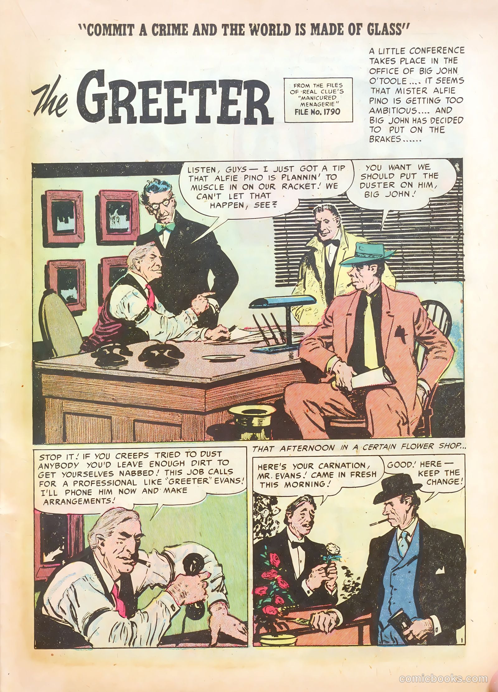Real Clue Crime Stories v6 #9 — page 43 of 52