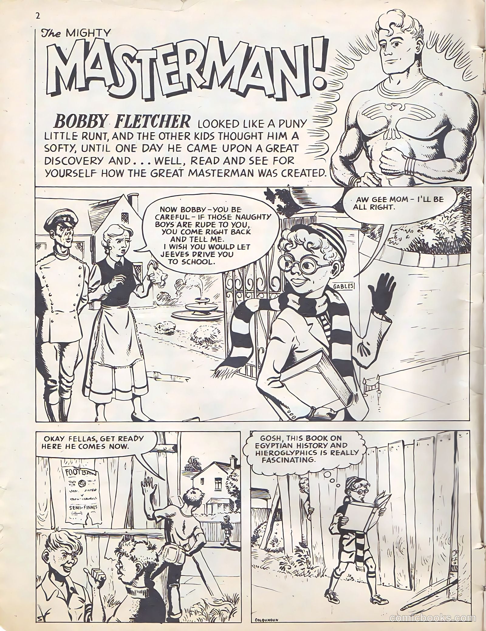 Masterman Comic #1 — page 2 of 28