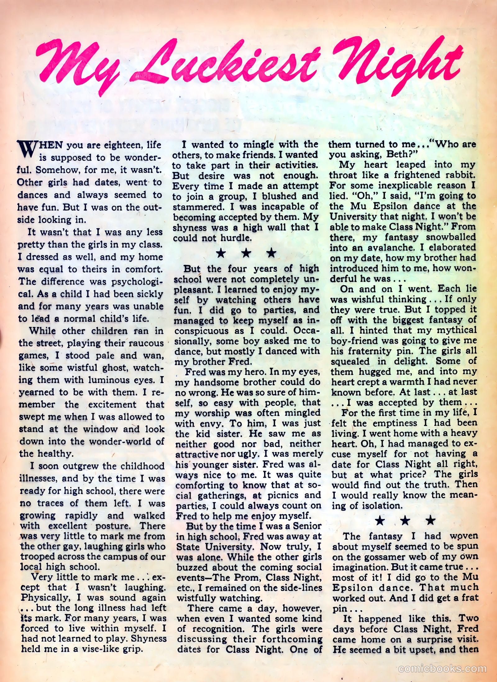 Romantic Confessions v1 #8 — page 28 of 52