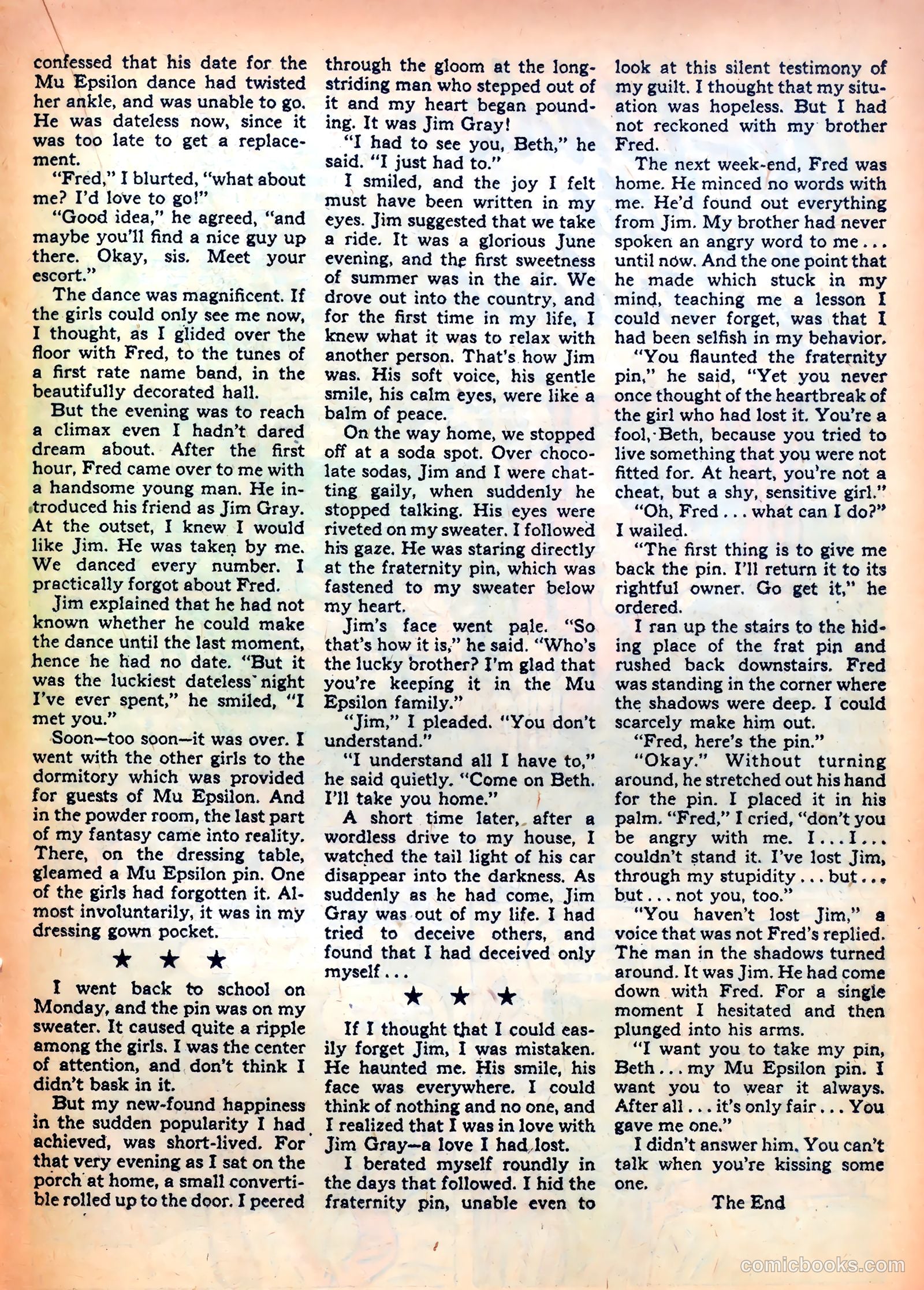 Romantic Confessions v1 #8 — page 29 of 52