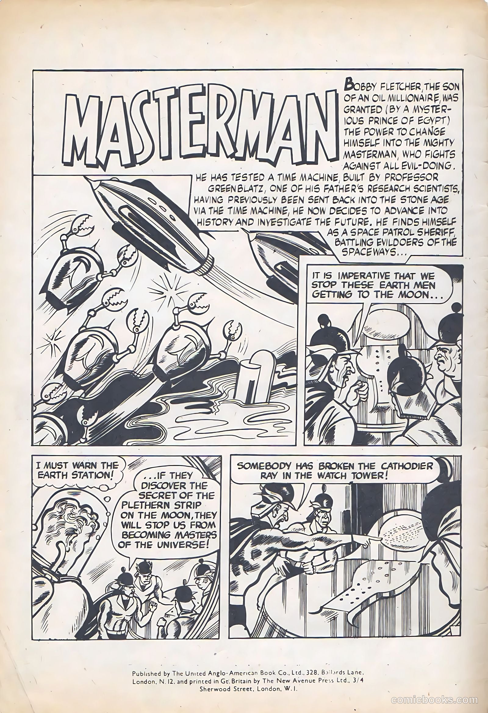 Masterman Comic #12 — page 2 of 26