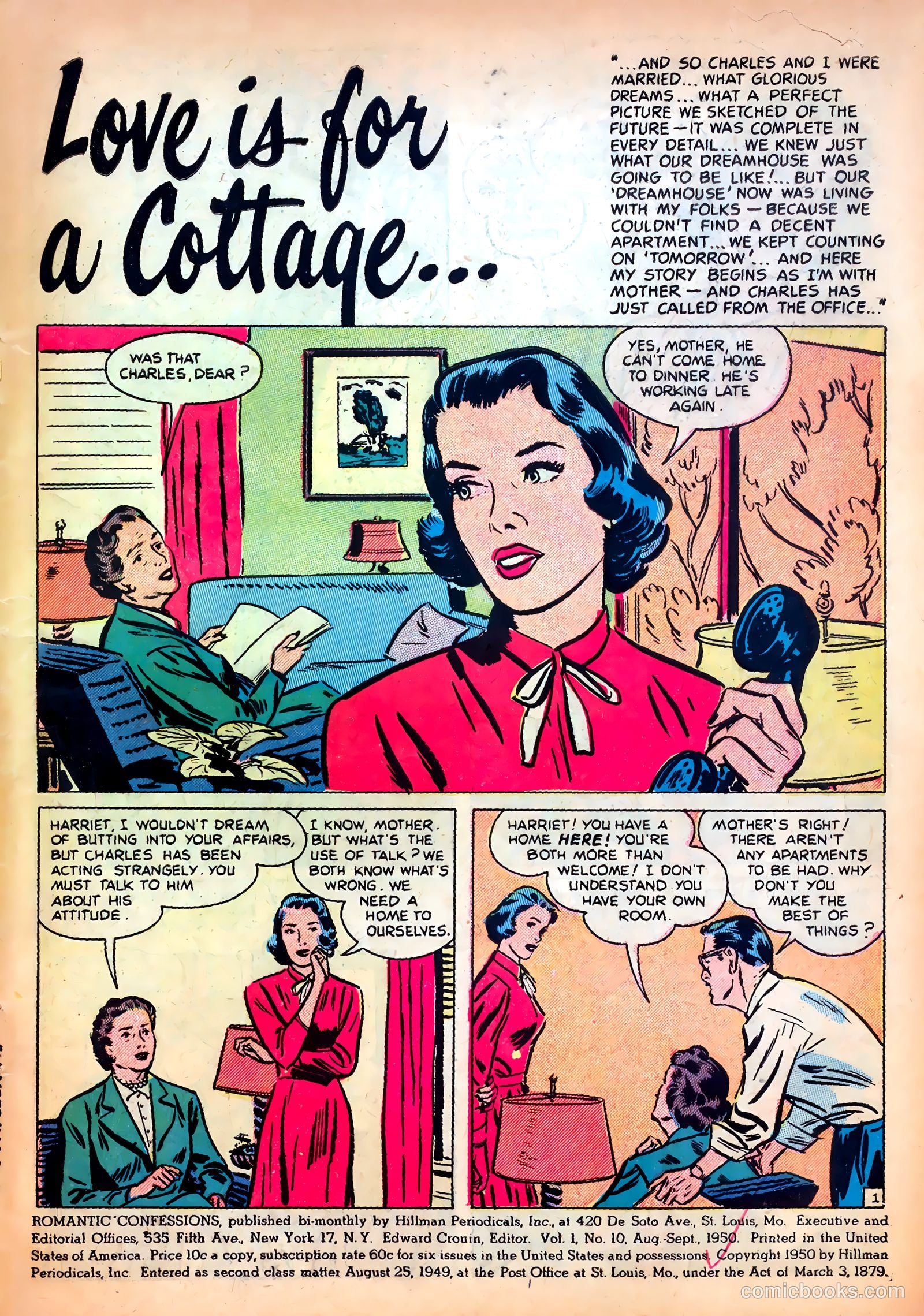 Romantic Confessions v1 #10 — page 3 of 52