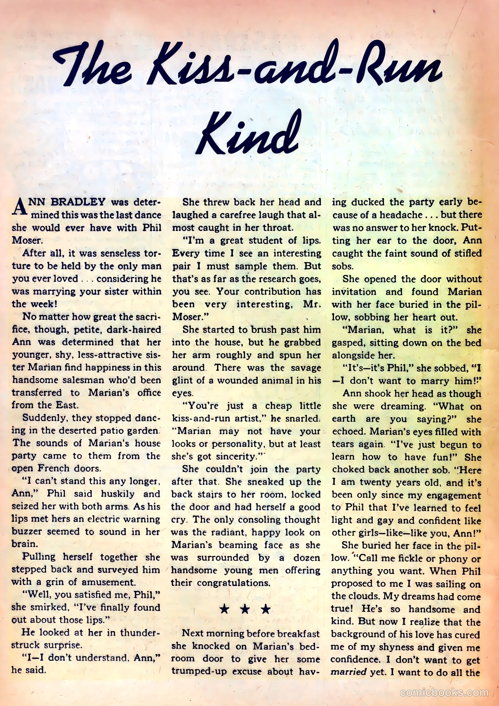 Romantic Confessions v1 #10 — page 30 of 52