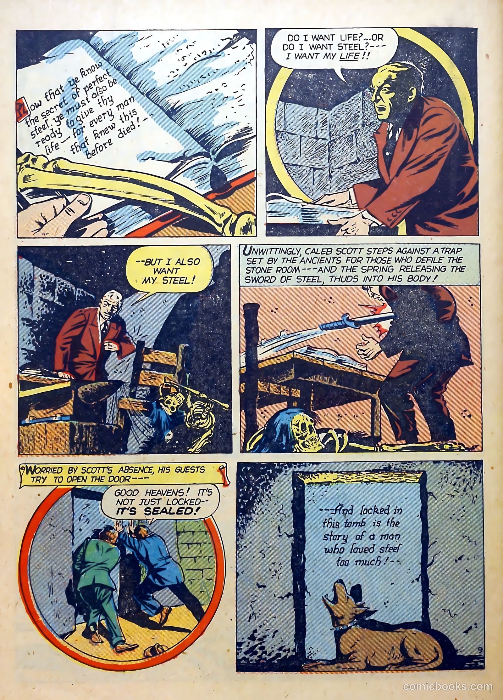 Clue Comics #10 (1943) — page 50 of 53