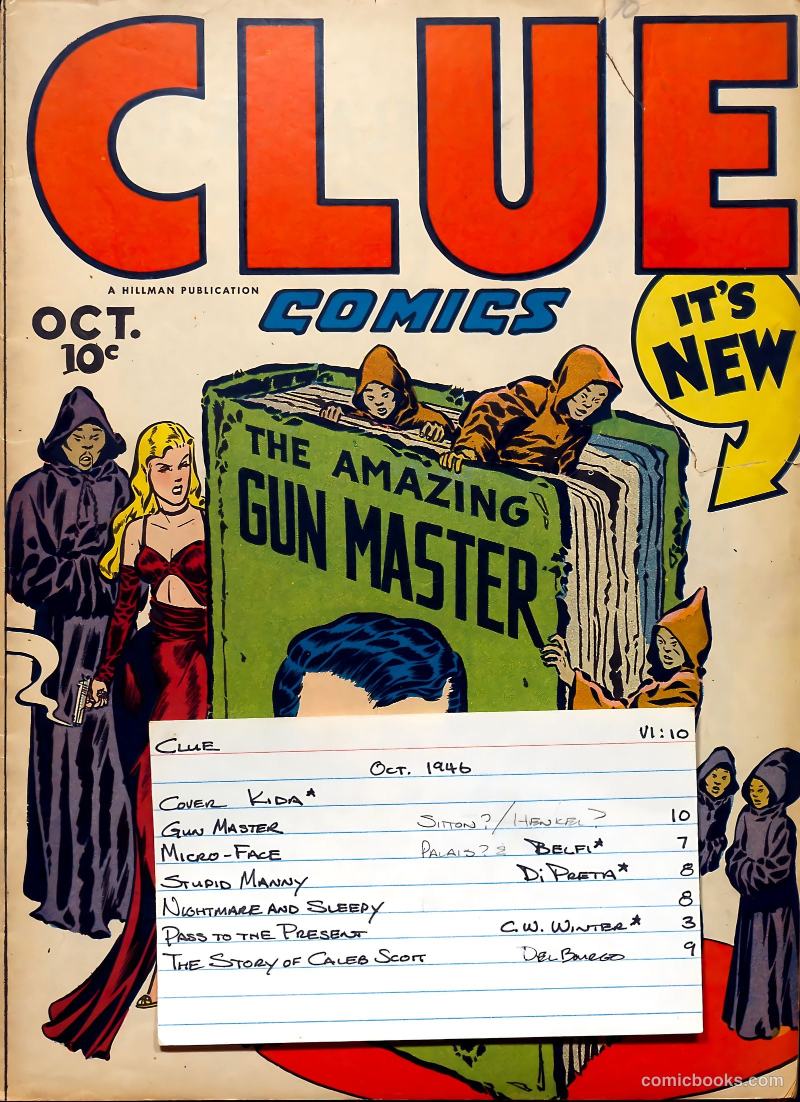 Clue Comics #10 (1943) — page 53 of 53