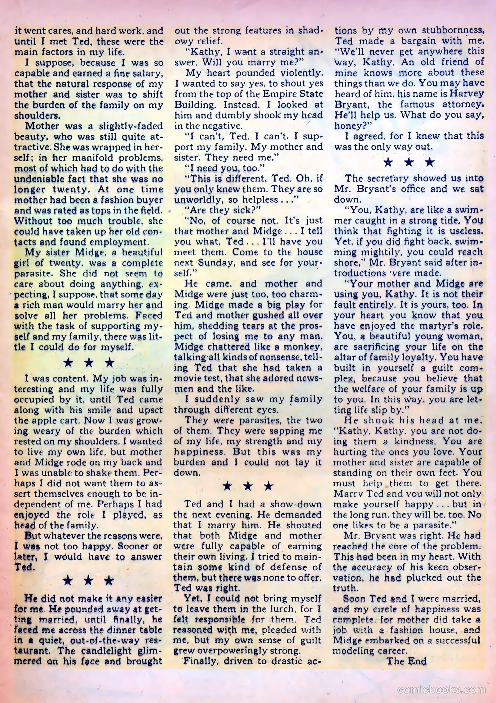 Romantic Confessions v1 #11 — page 17 of 52