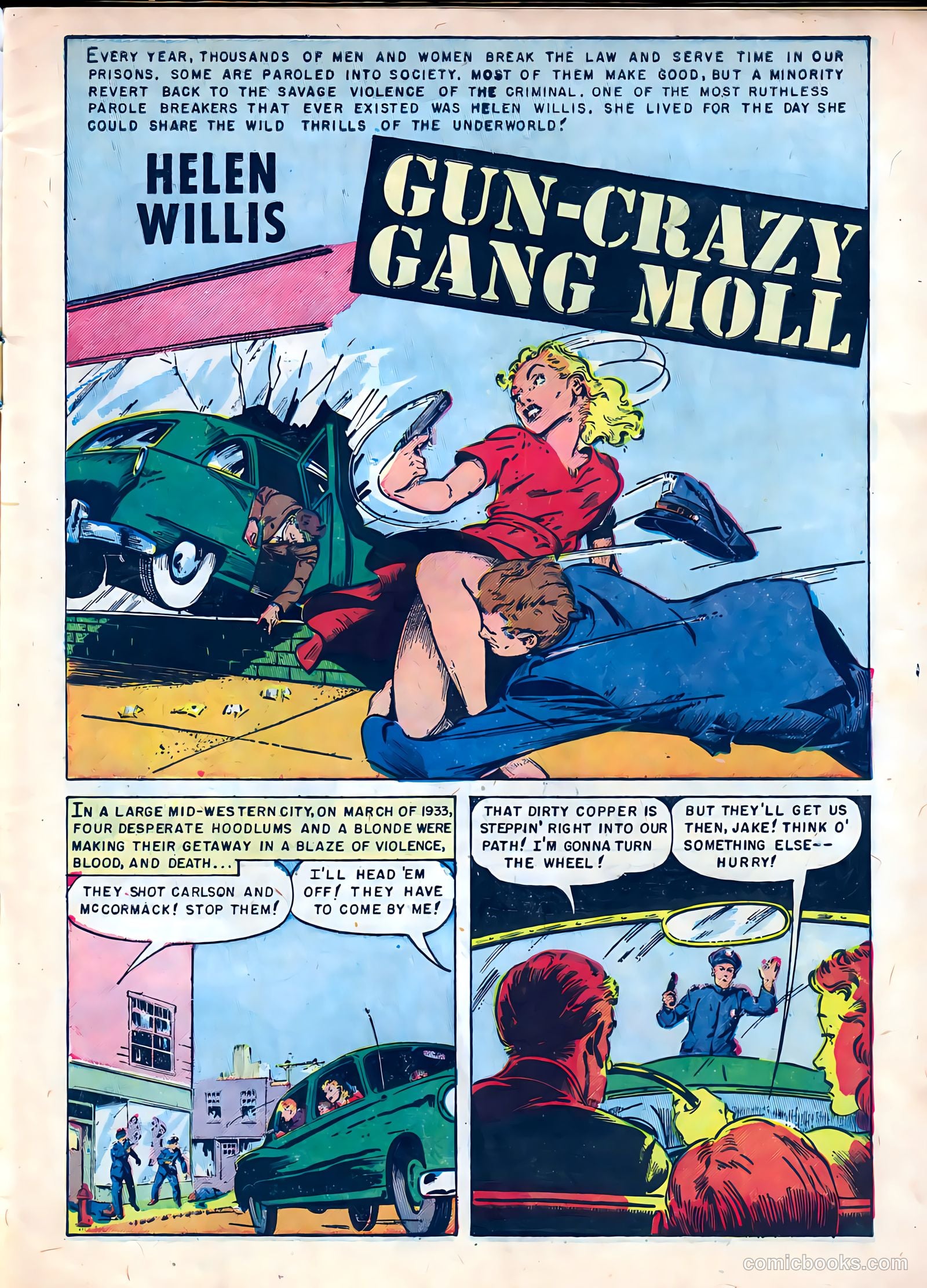 Parole Breakers #1 (1951) — page 3 of 36