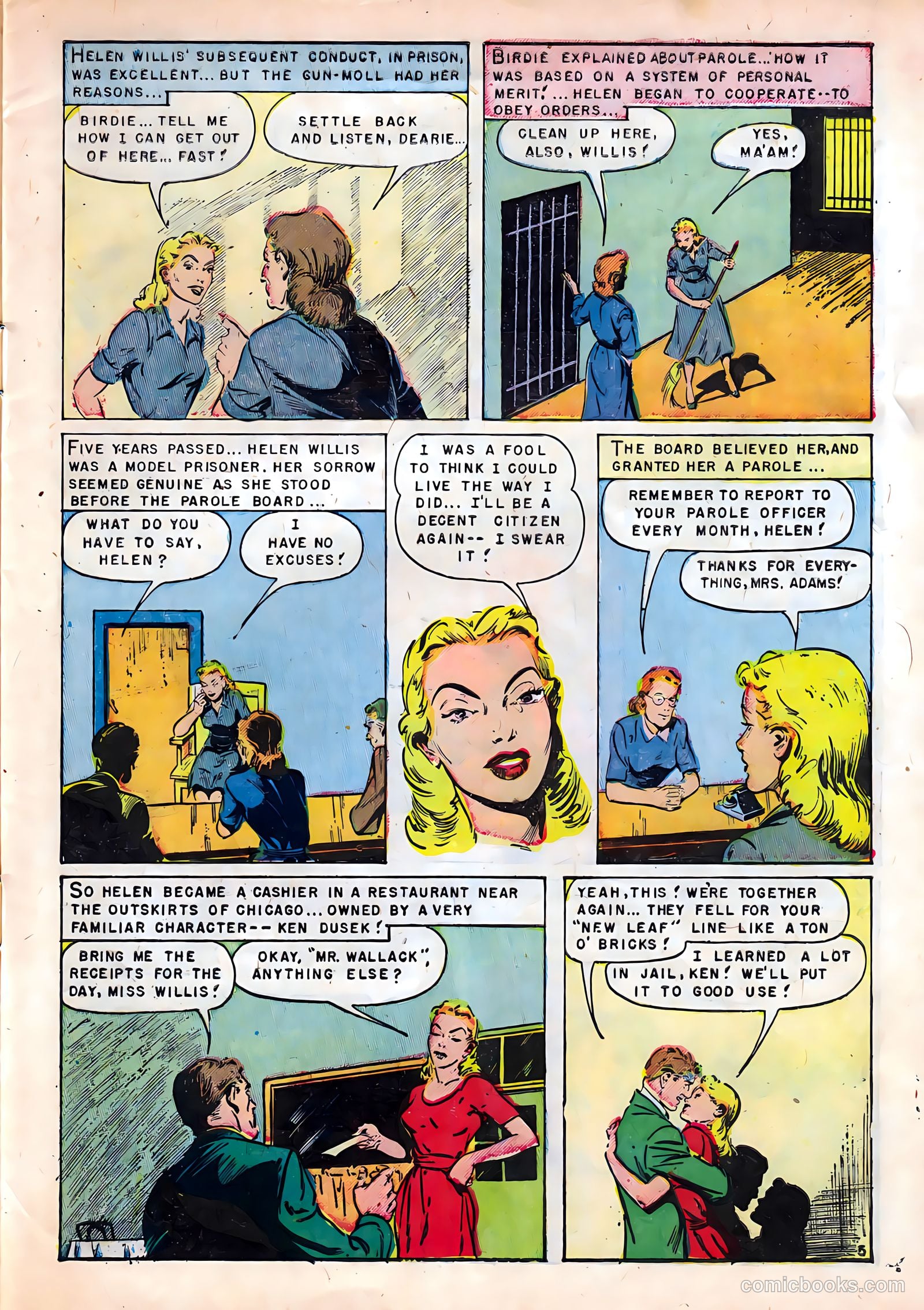 Parole Breakers #1 (1951) — page 7 of 36