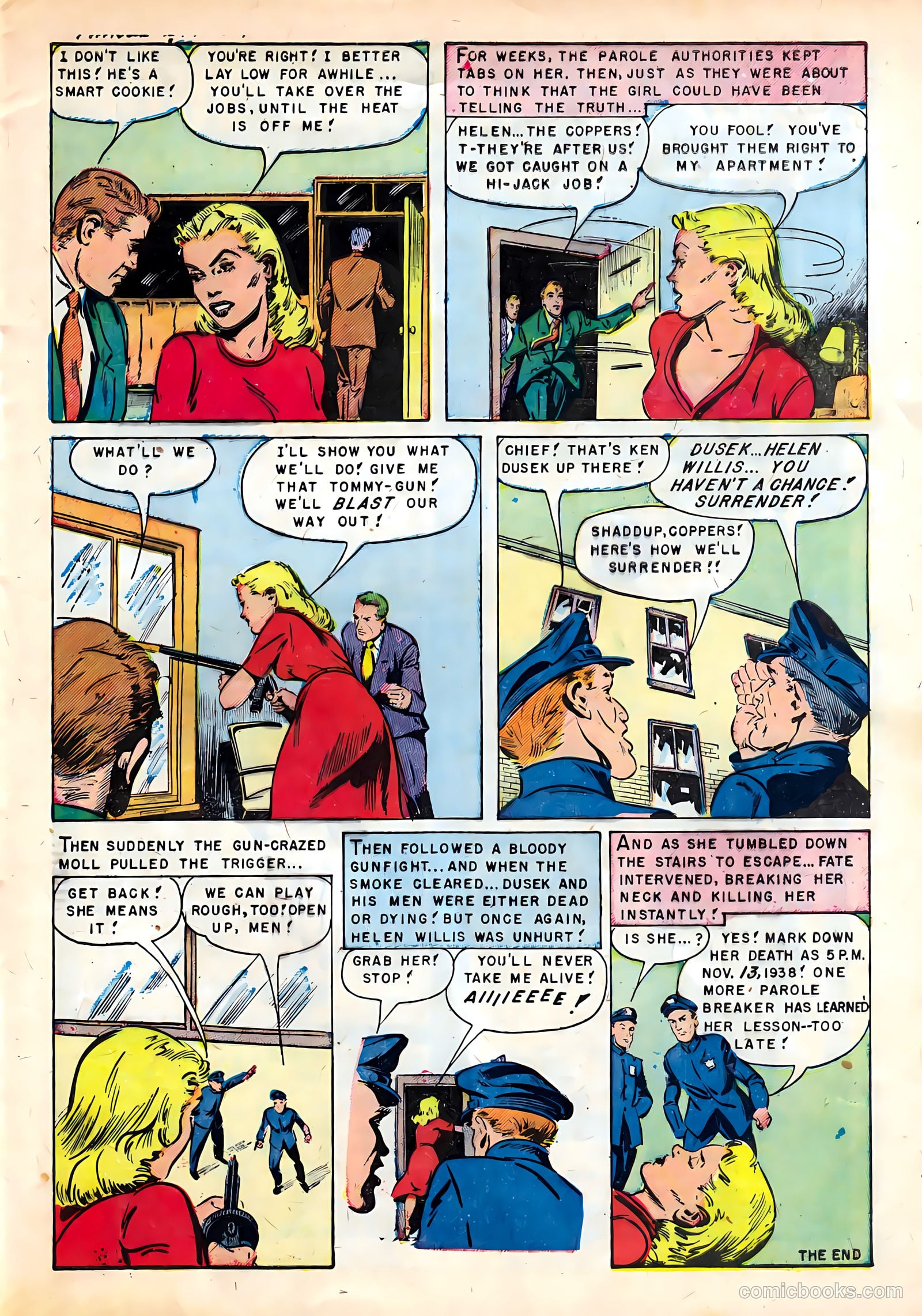 Parole Breakers #1 (1951) — page 9 of 36