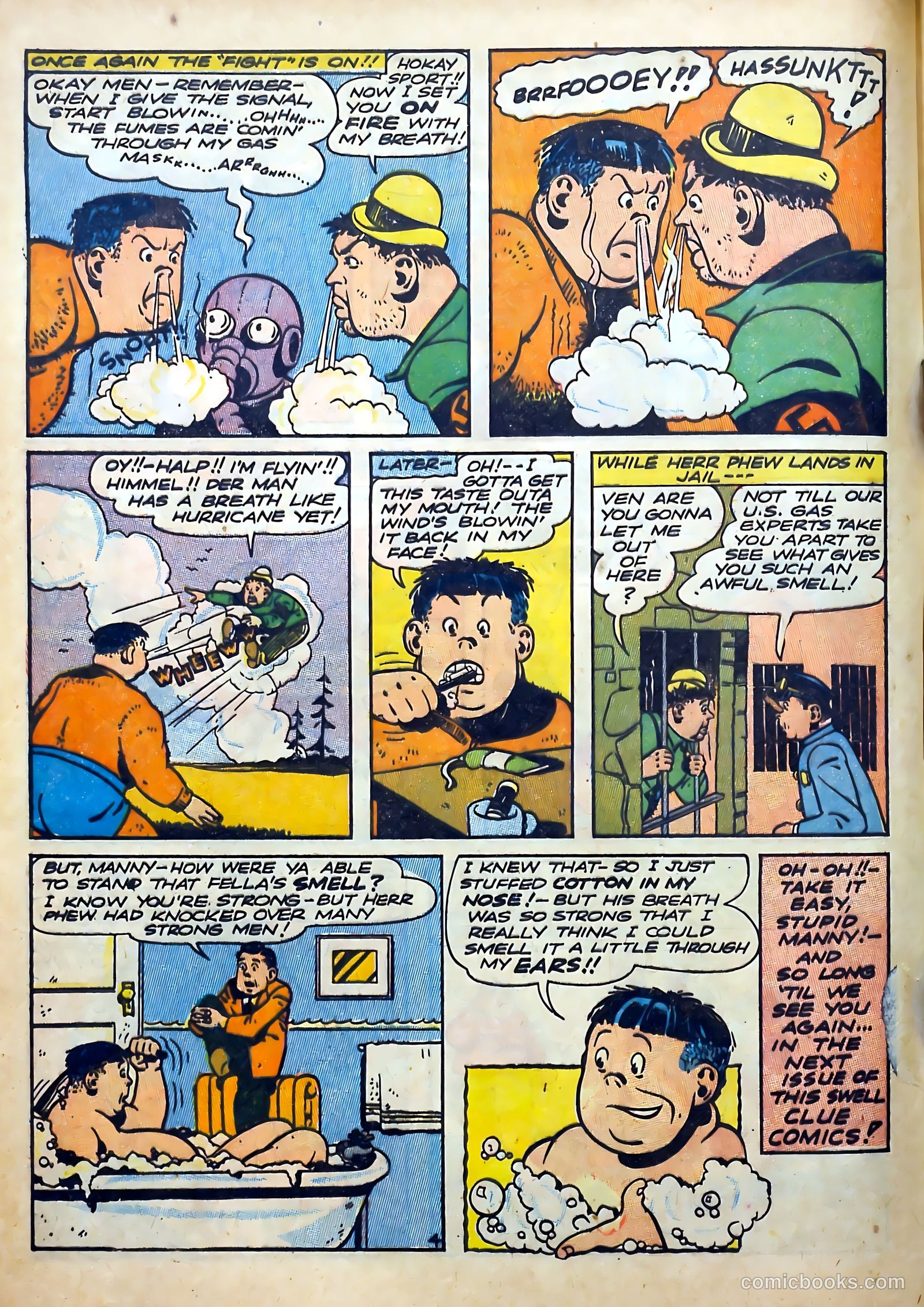Clue Comics #4 (1943) — page 32 of 68