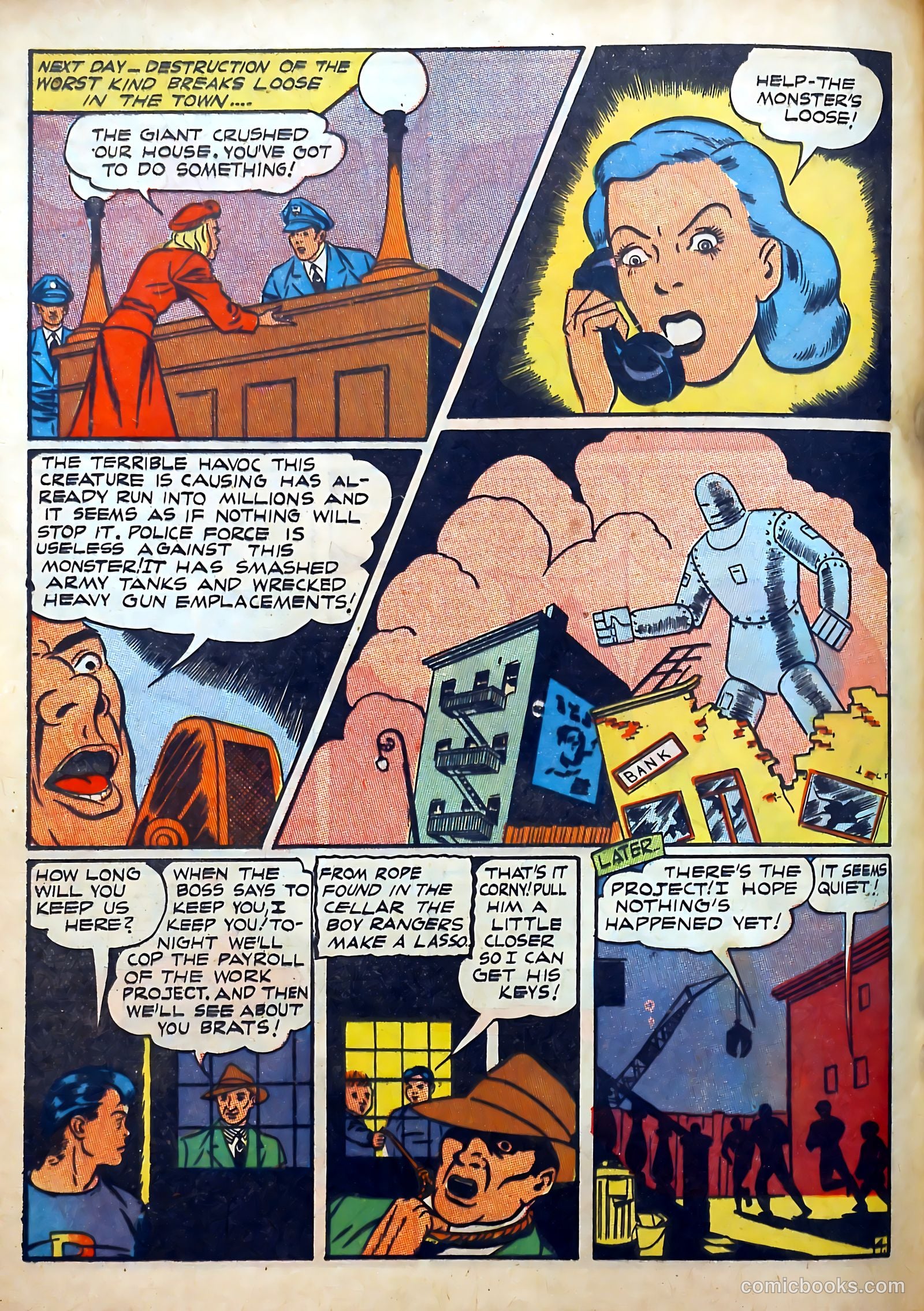 Clue Comics #4 (1943) — page 56 of 68