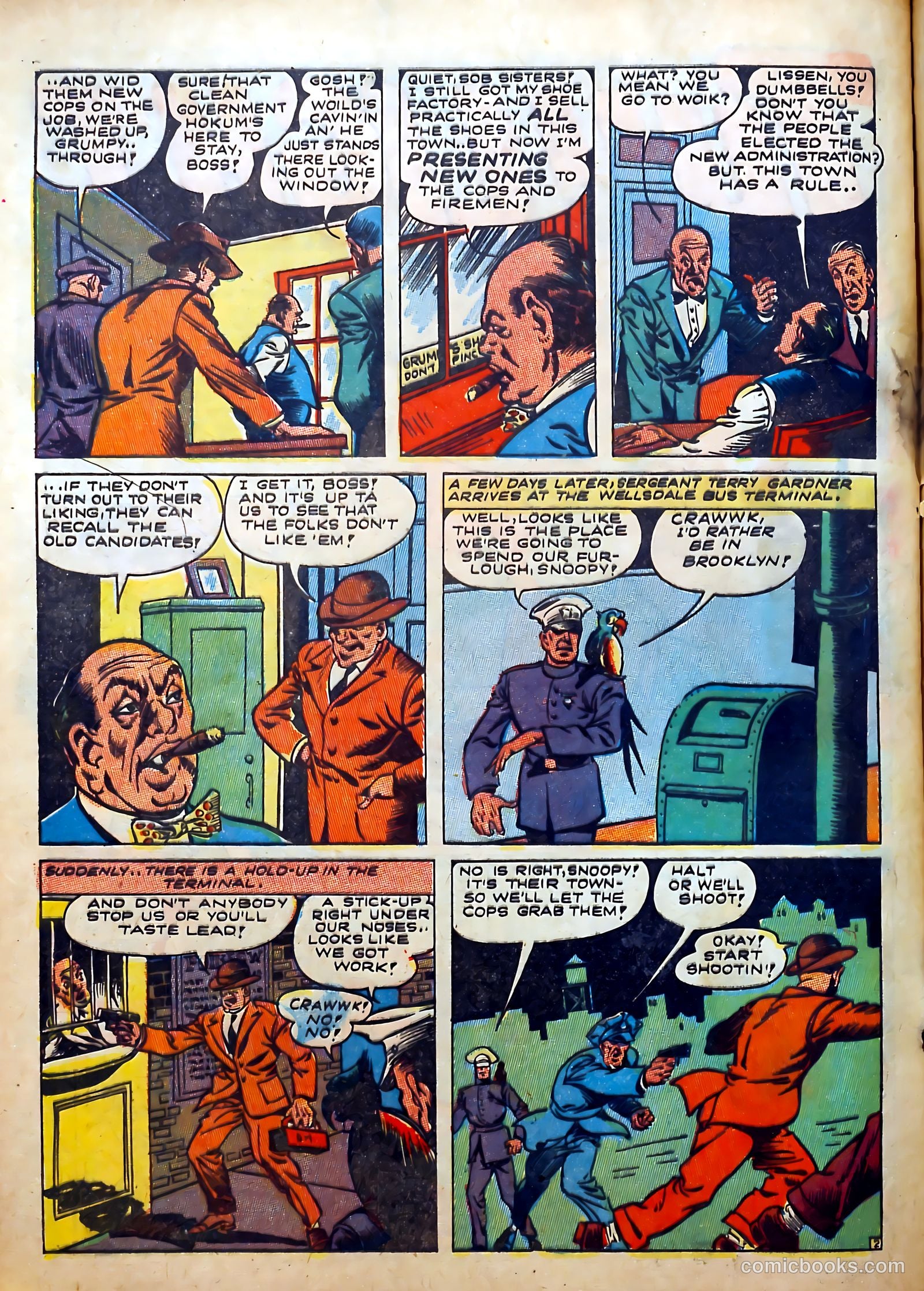 Clue Comics #4 (1943) — page 60 of 68