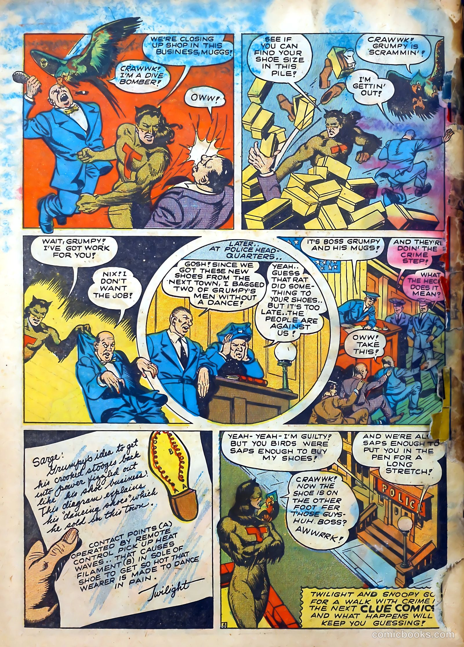 Clue Comics #4 (1943) — page 66 of 68