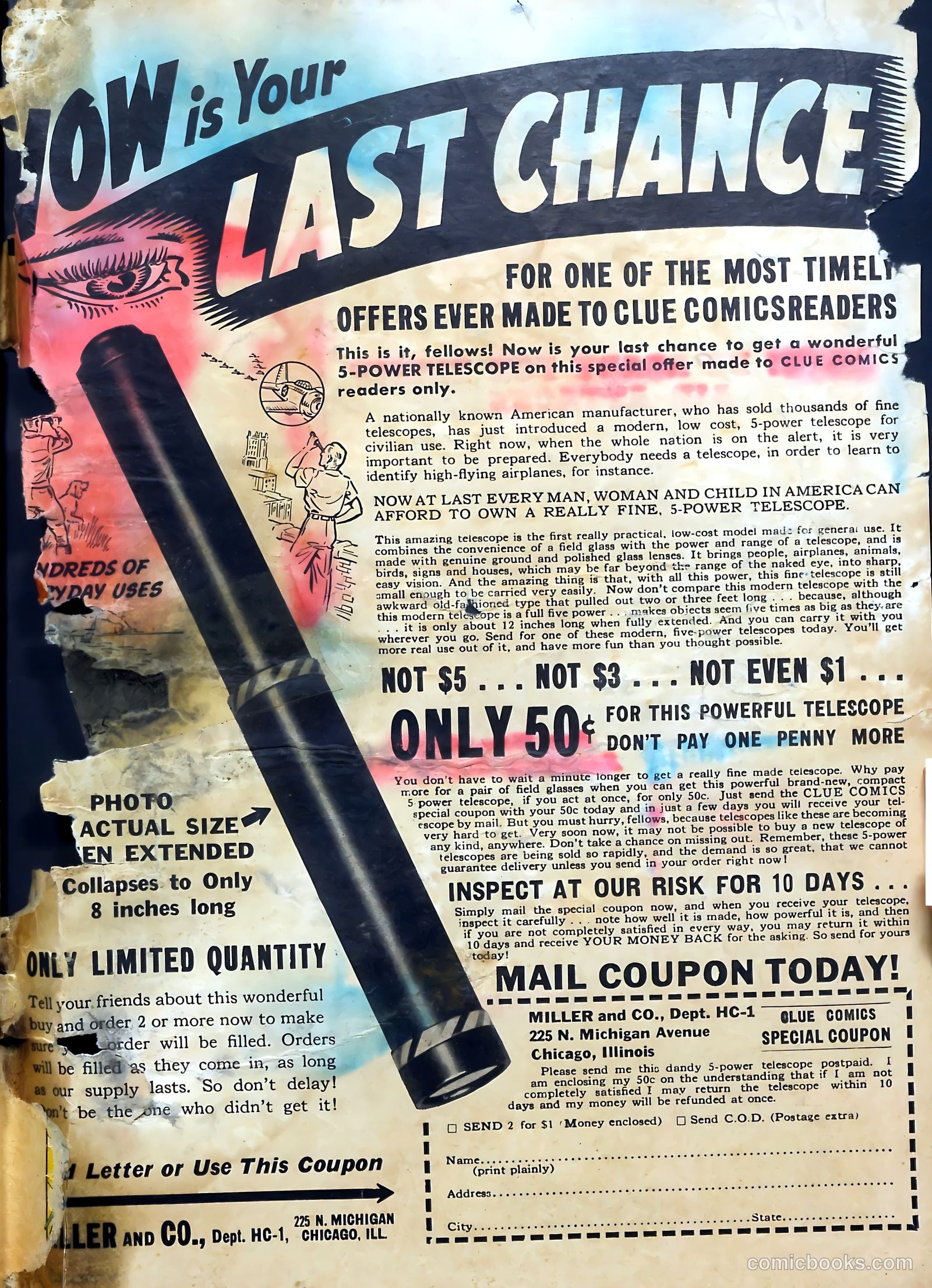 Clue Comics #4 (1943) — page 67 of 68