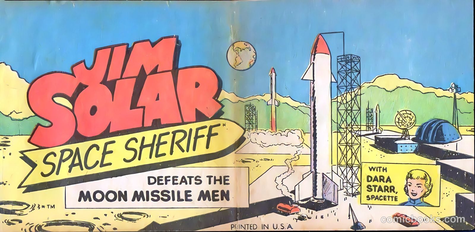 Jim Solar Space Sheriff Defeats the Moon Missile Men #1