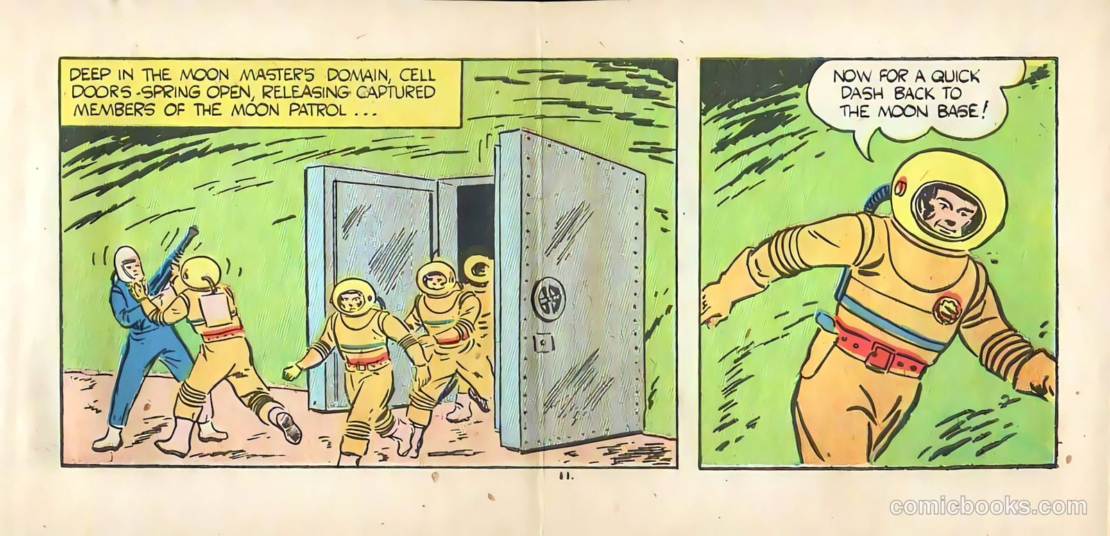 Jim Solar Space Sheriff Defeats the Moon Missile Men #1 (1957) — page 11 of 16