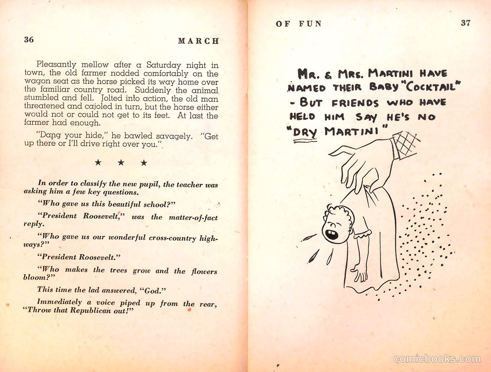 March of Fun #nn (1945) — page 18 of 48