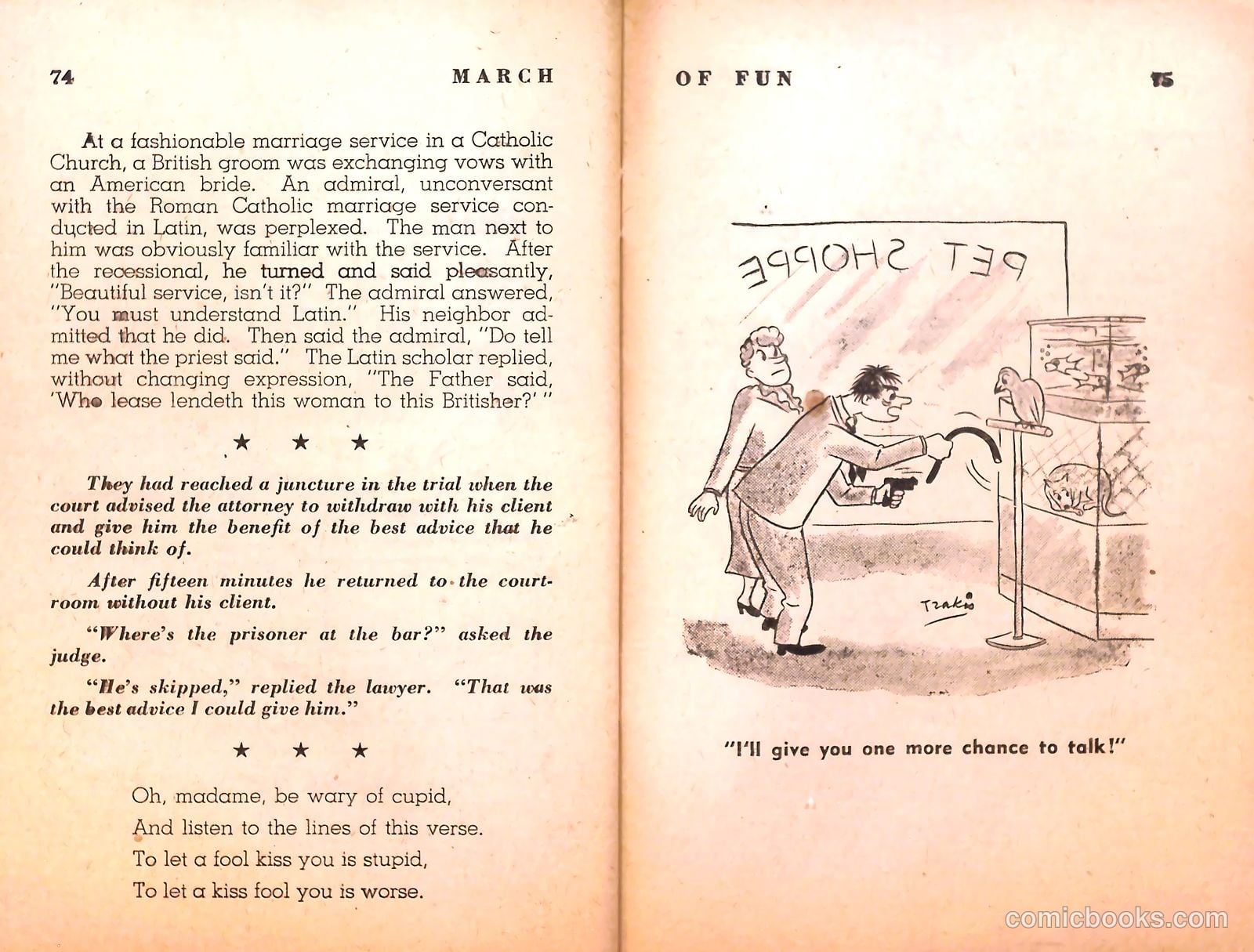 March of Fun #nn (1945) — page 36 of 48