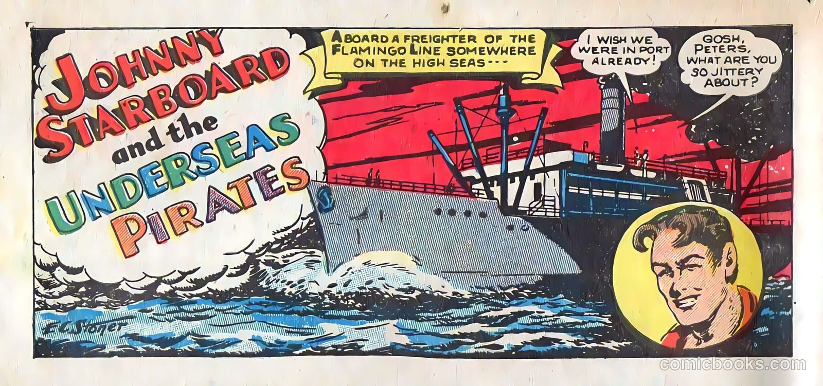 Johnny Starboard and the Underseas Pirates #1 (1948) — page 2 of 23
