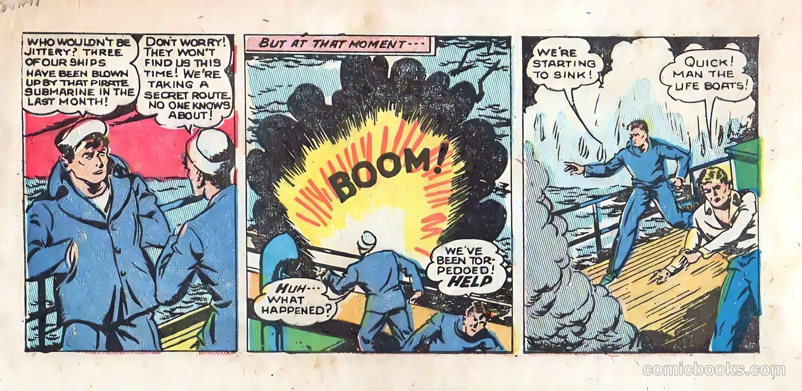Johnny Starboard and the Underseas Pirates #1 (1948) — page 3 of 23