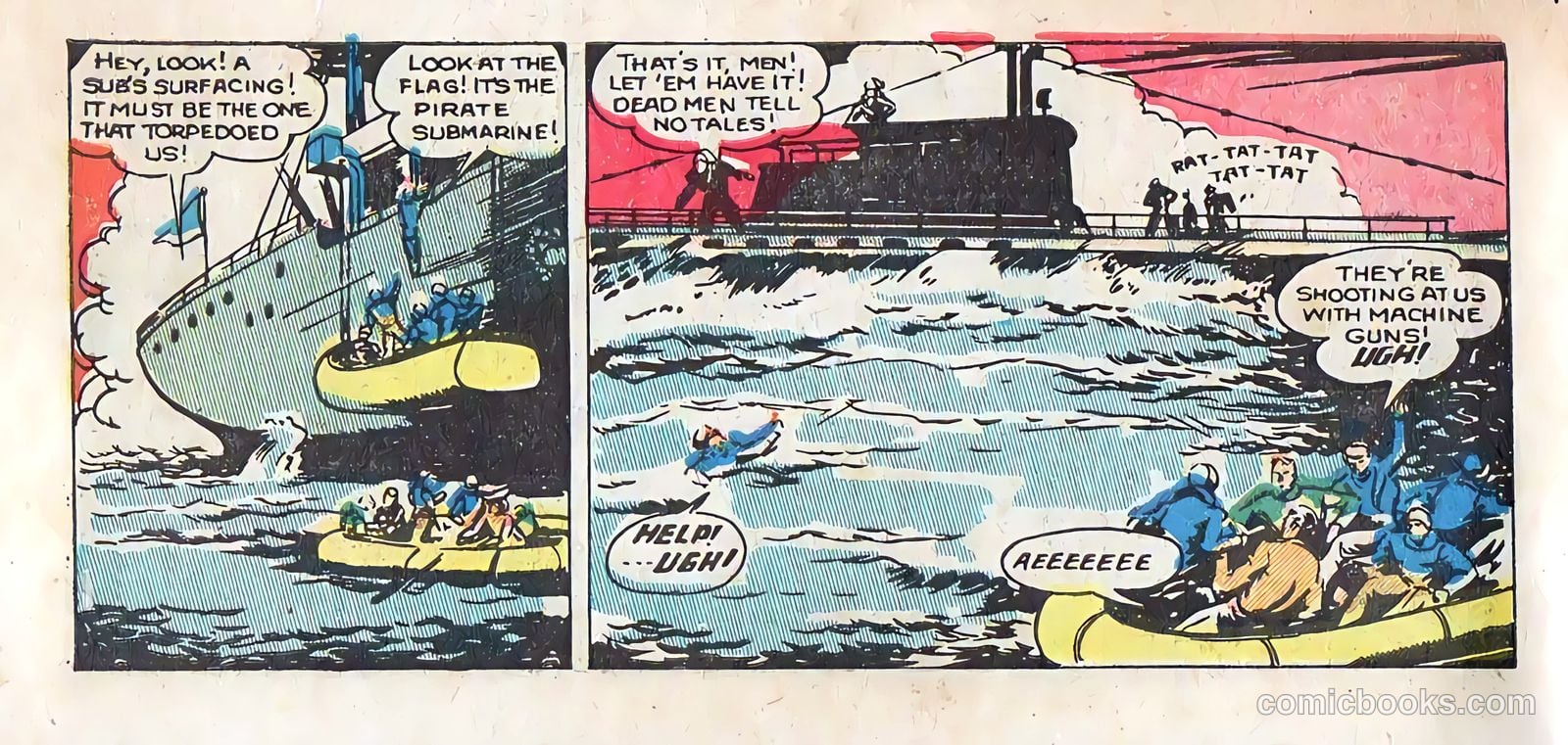 Johnny Starboard and the Underseas Pirates #1 (1948) — page 4 of 23