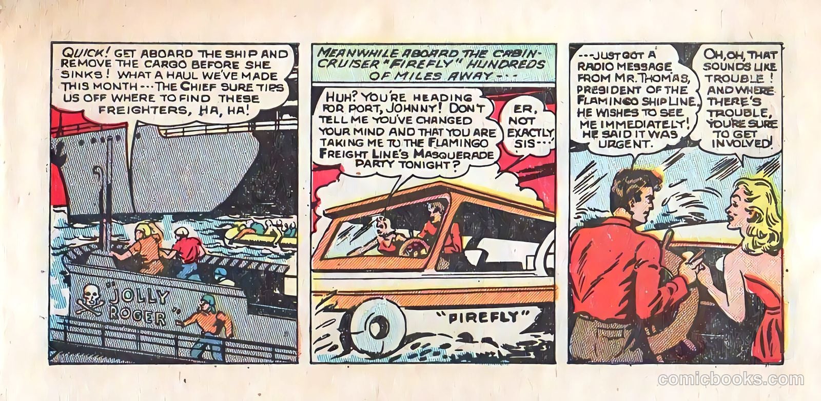 Johnny Starboard and the Underseas Pirates #1 (1948) — page 5 of 23
