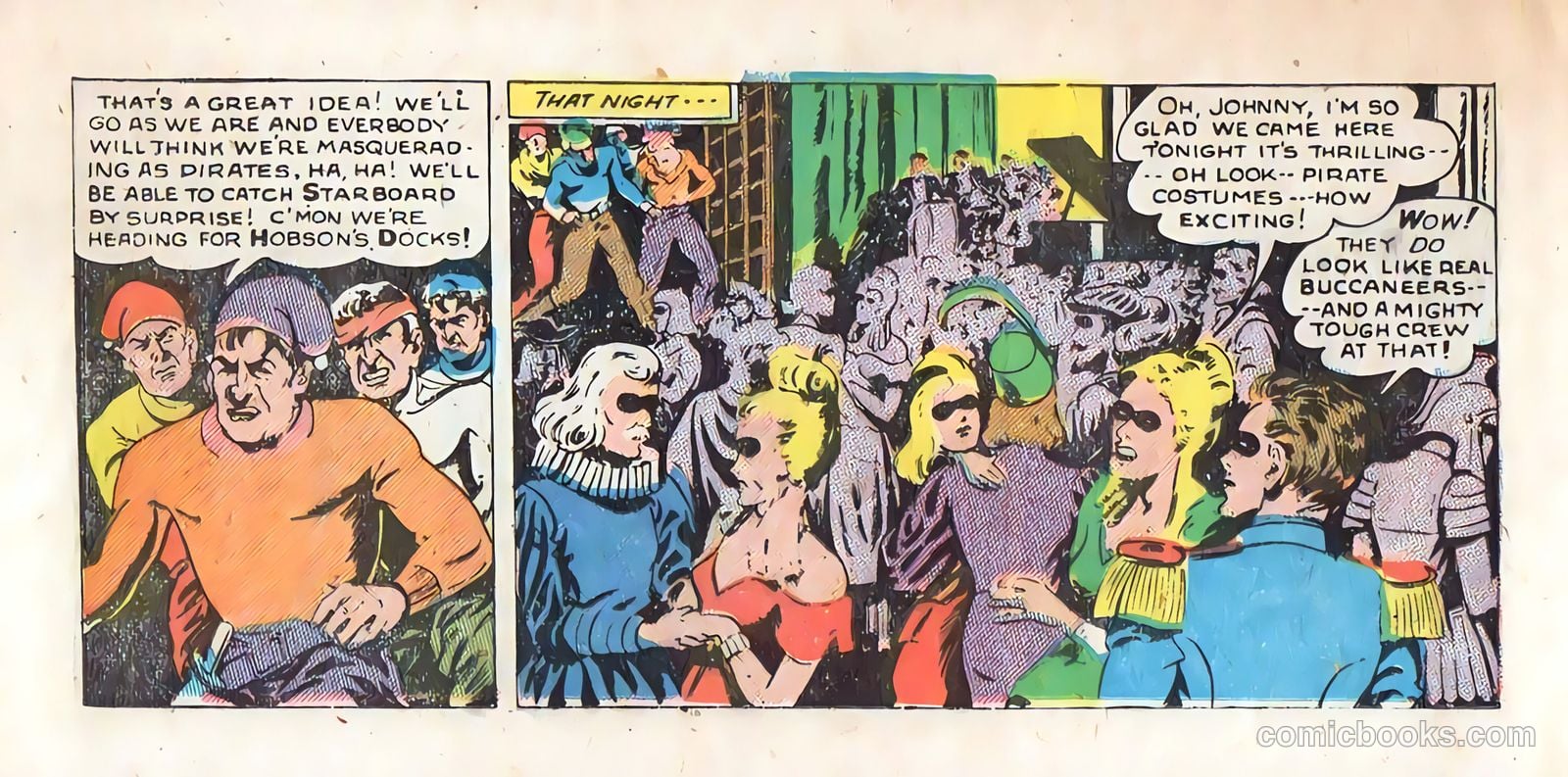 Johnny Starboard and the Underseas Pirates #1 (1948) — page 10 of 23