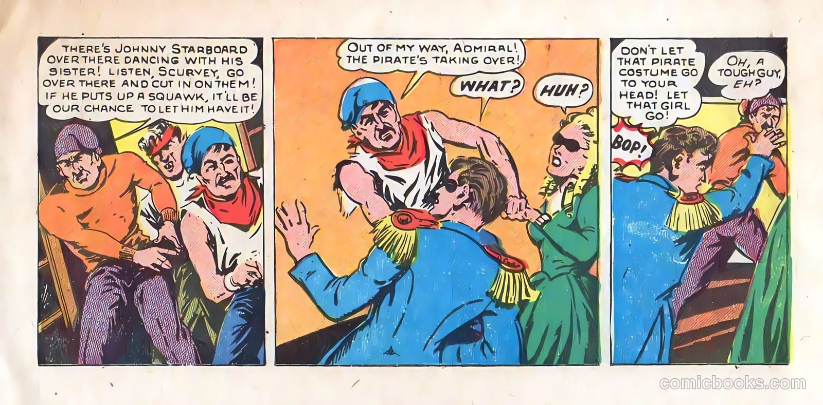 Johnny Starboard and the Underseas Pirates #1 (1948) — page 11 of 23