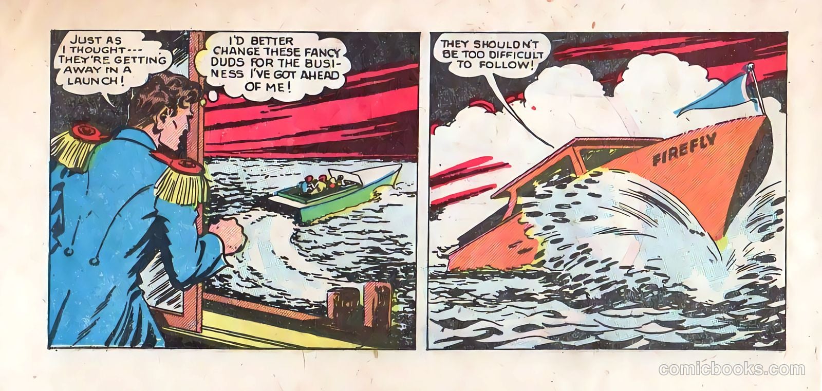 Johnny Starboard and the Underseas Pirates #1 (1948) — page 13 of 23