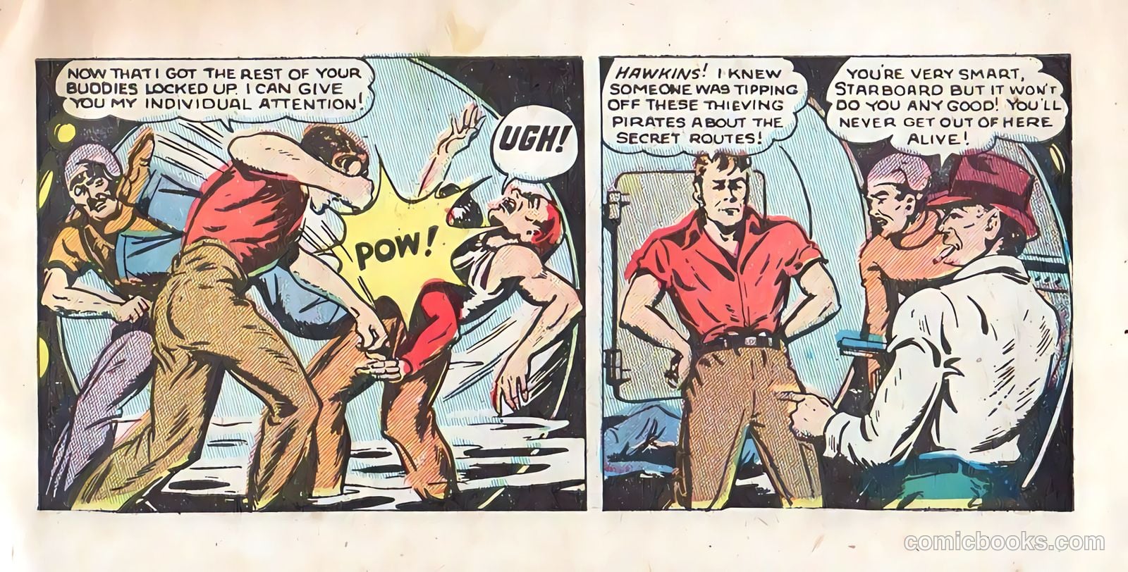Johnny Starboard and the Underseas Pirates #1 (1948) — page 21 of 23