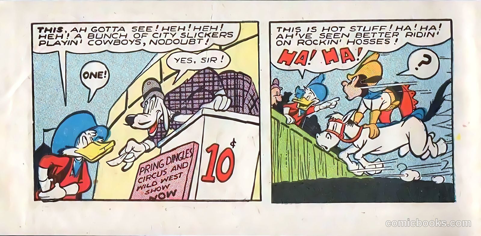 Wonder Duck In Adventure At The Rodeo Of The Fearless Quacker #1 — page 2 of 24