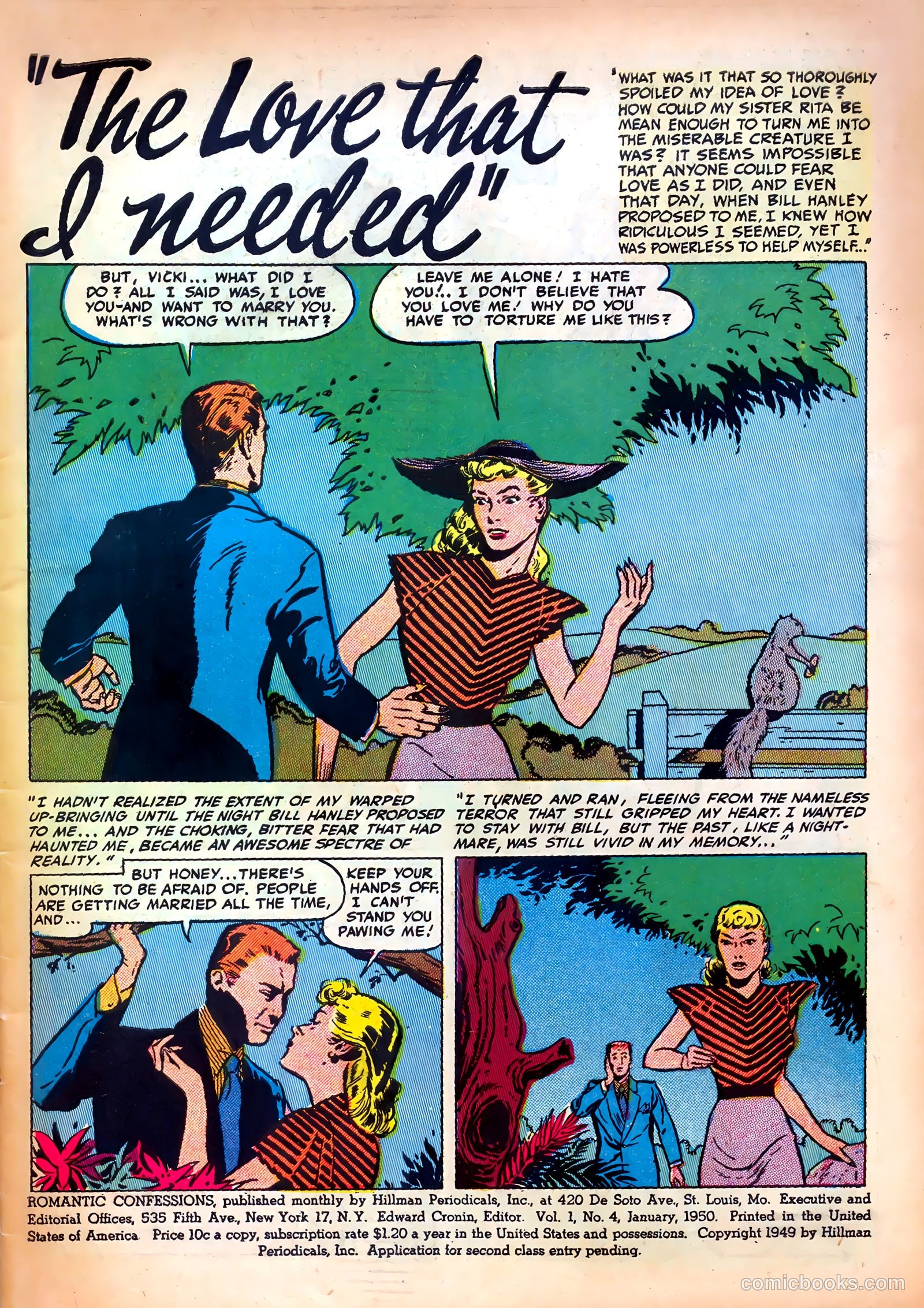 Romantic Confessions v1 #4 — page 3 of 52