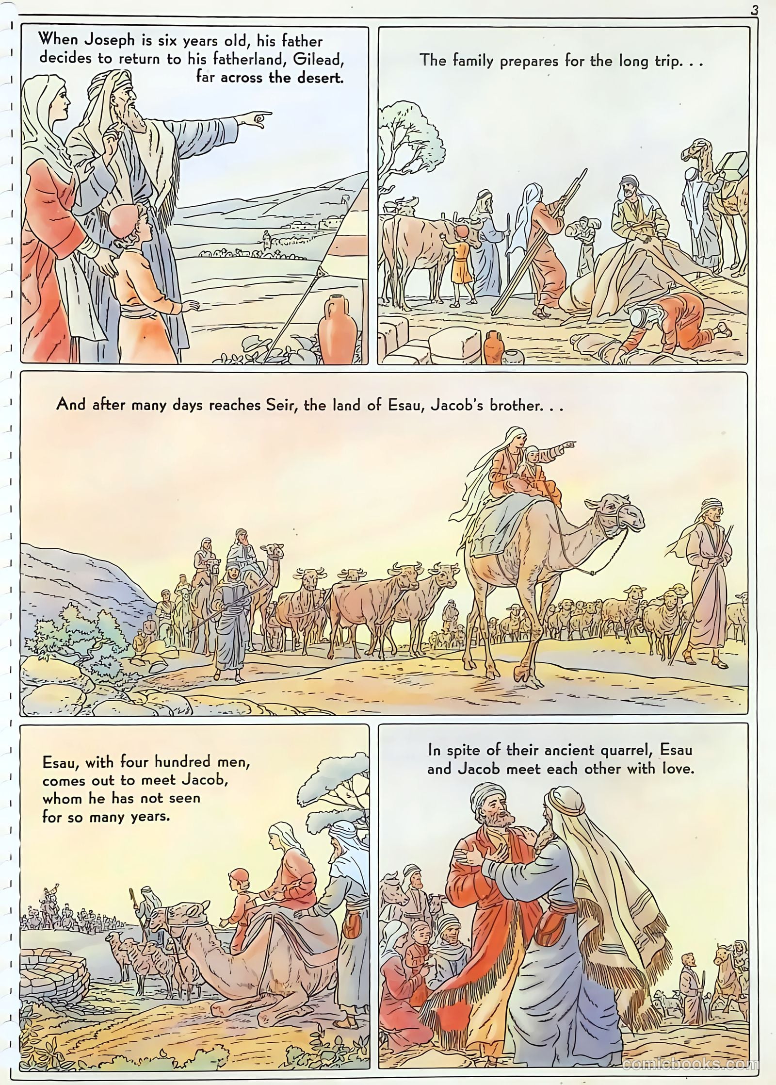 The Life of Joseph Visualized #nn (1946) — page 3 of 48
