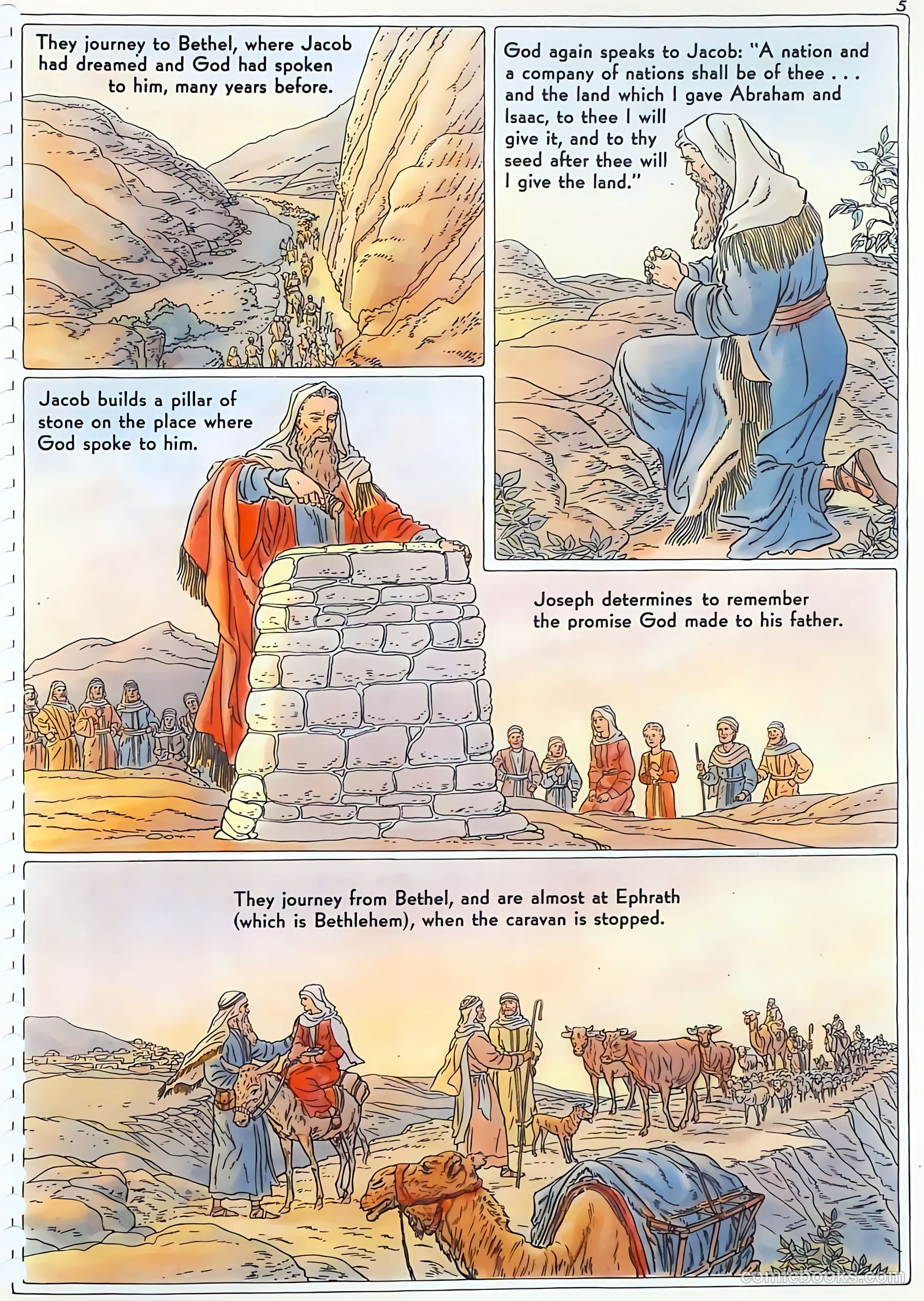 The Life of Joseph Visualized #nn (1946) — page 5 of 48