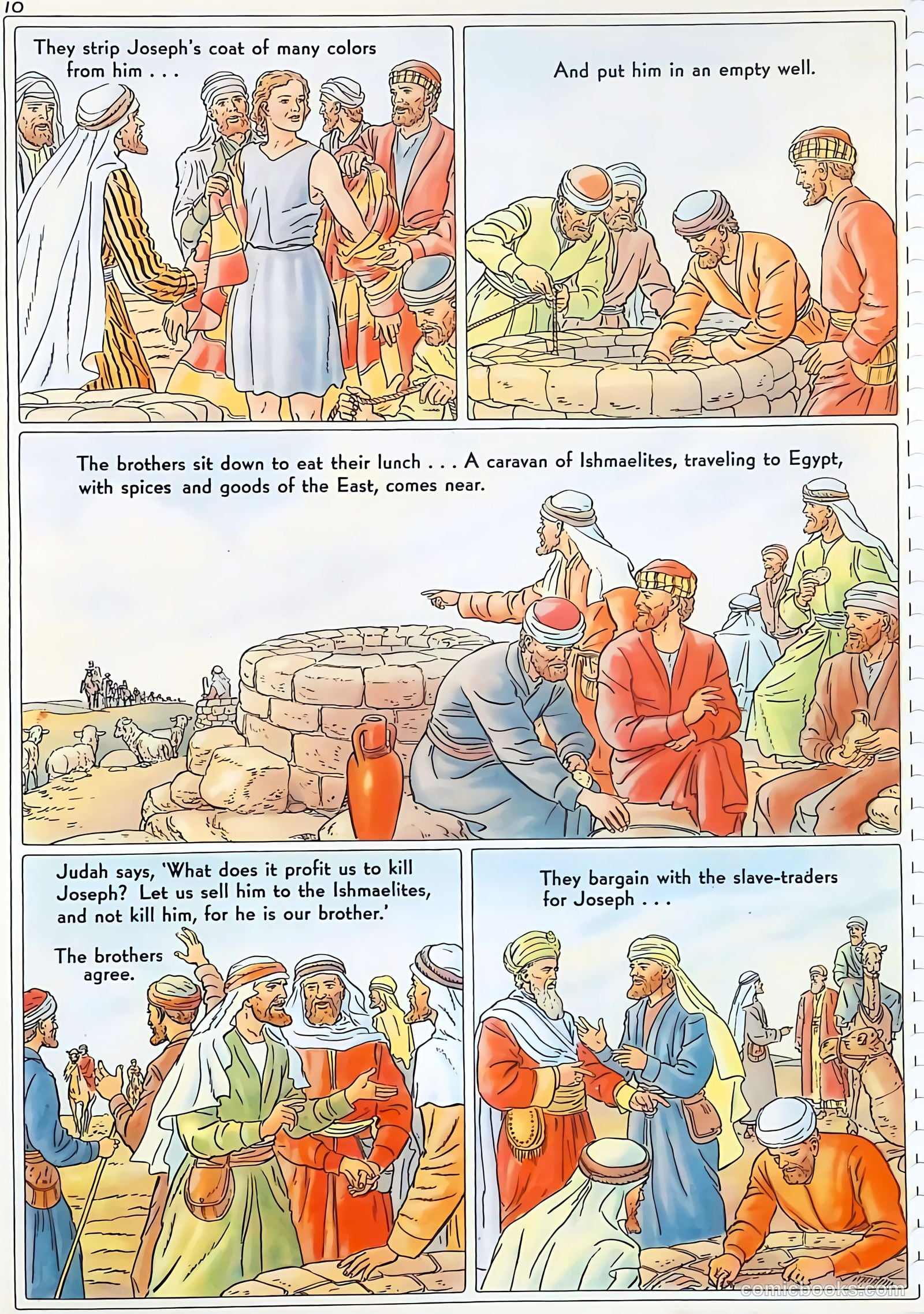 The Life of Joseph Visualized #nn (1946) — page 10 of 48