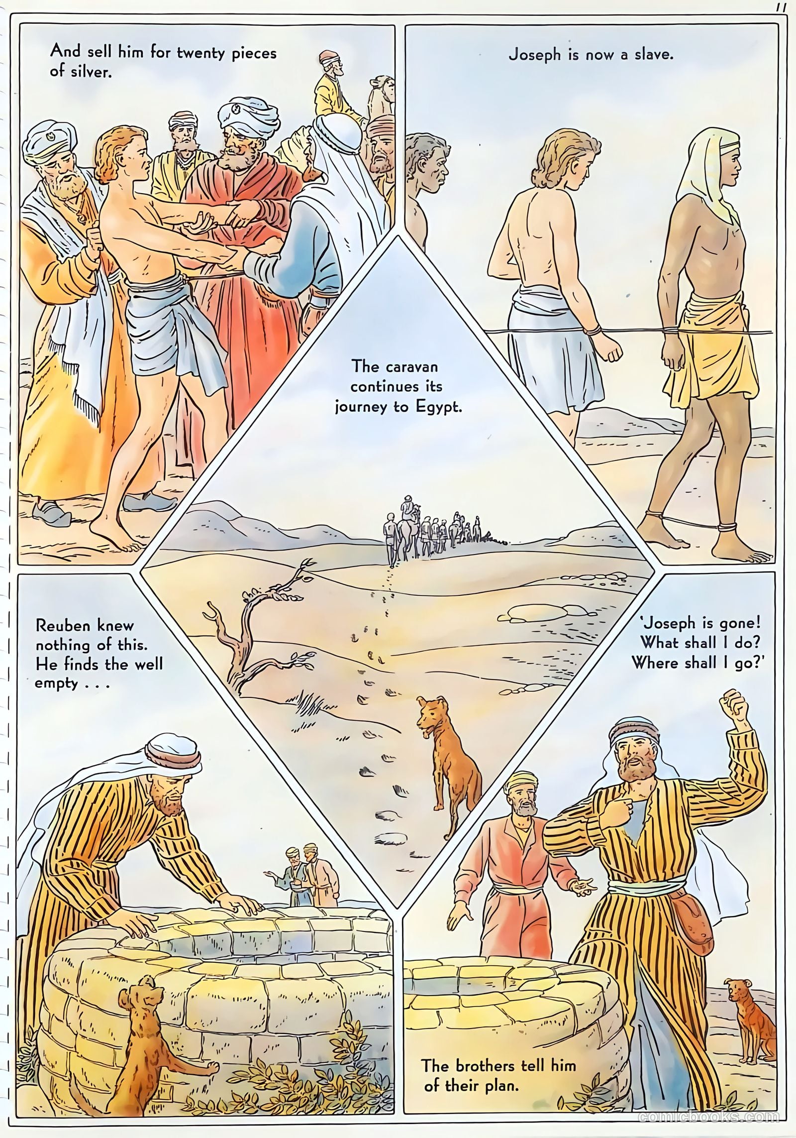 The Life of Joseph Visualized #nn (1946) — page 11 of 48